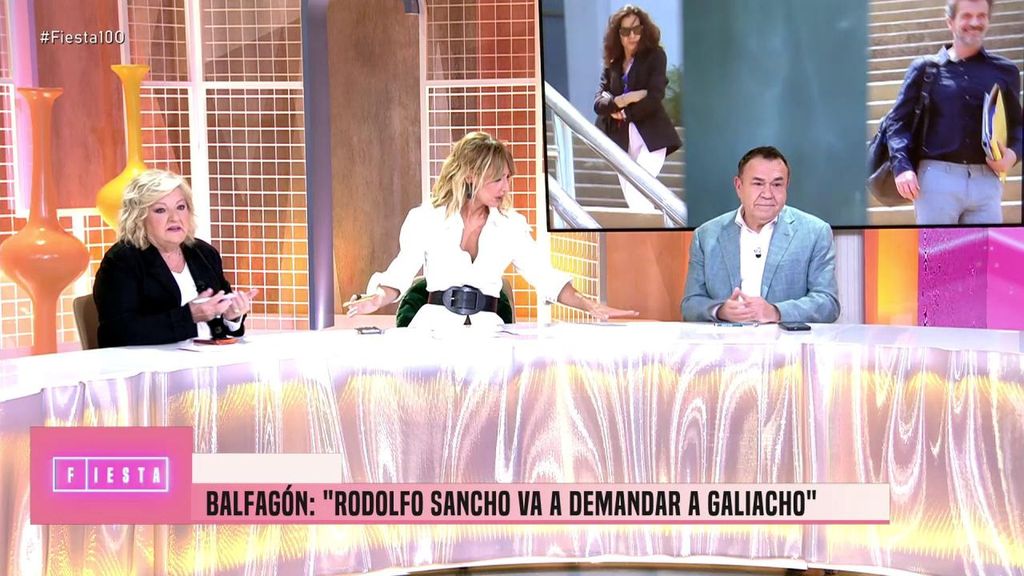 Juan Luis Galiacho se entera en directo de que Rodolfo Sancho va a demandarle: el motivo de su decisión