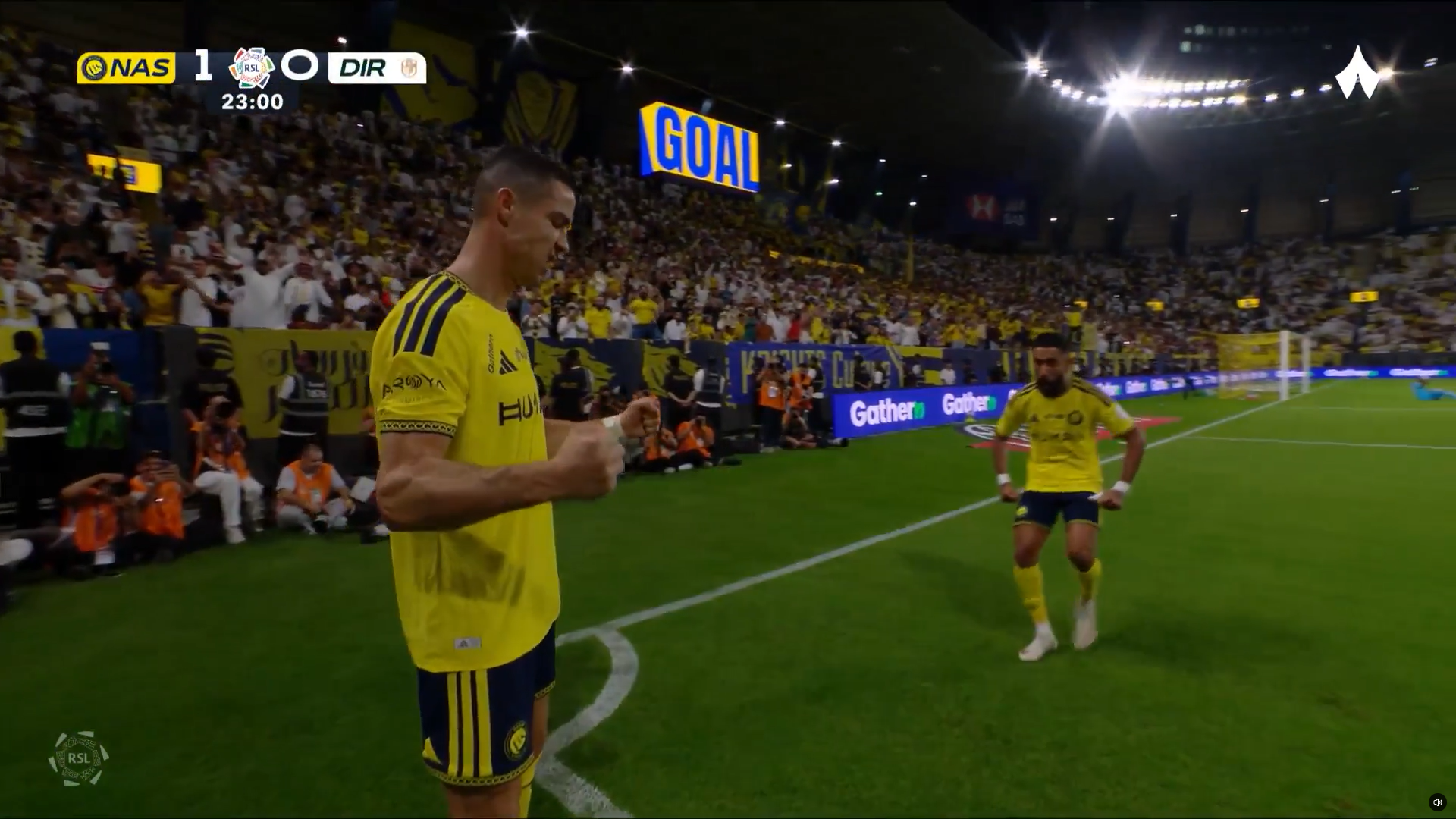 El gesto de Cristiano Ronaldo tras marcar al Al Draih