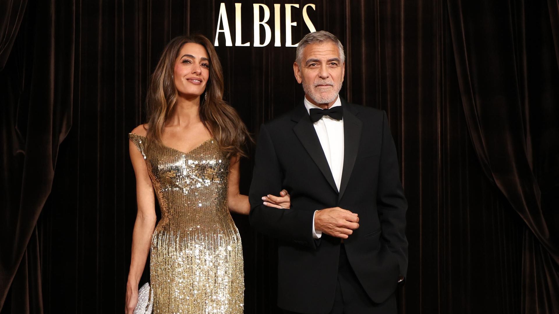 George Clooney acudió al evento acompañado de su mujer Amal Clooney