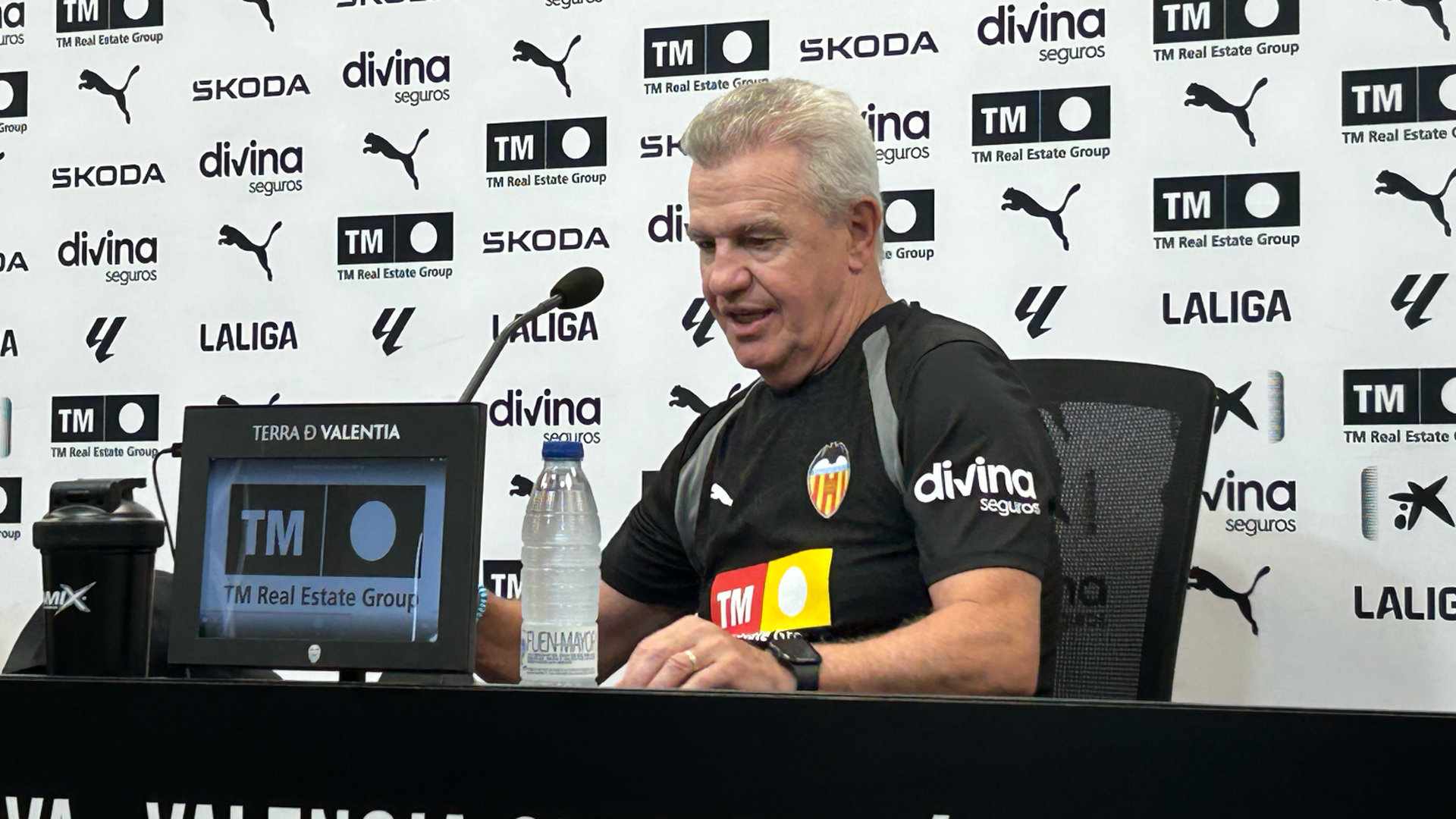 Javier Aguirre en Paterna