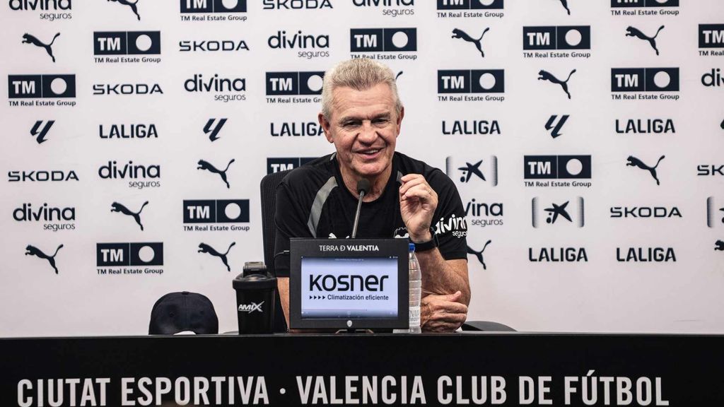 Aguirre en la previa del Racing de Santander
