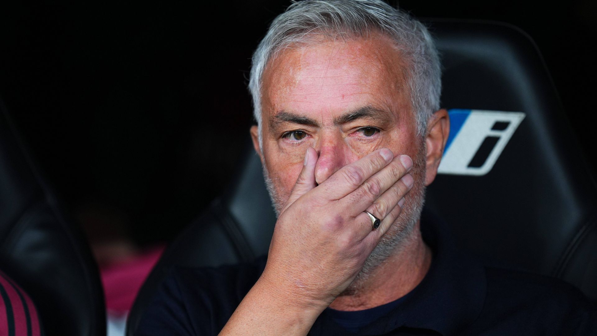 José Mourinho, durante el Real Madrid-Villarreal