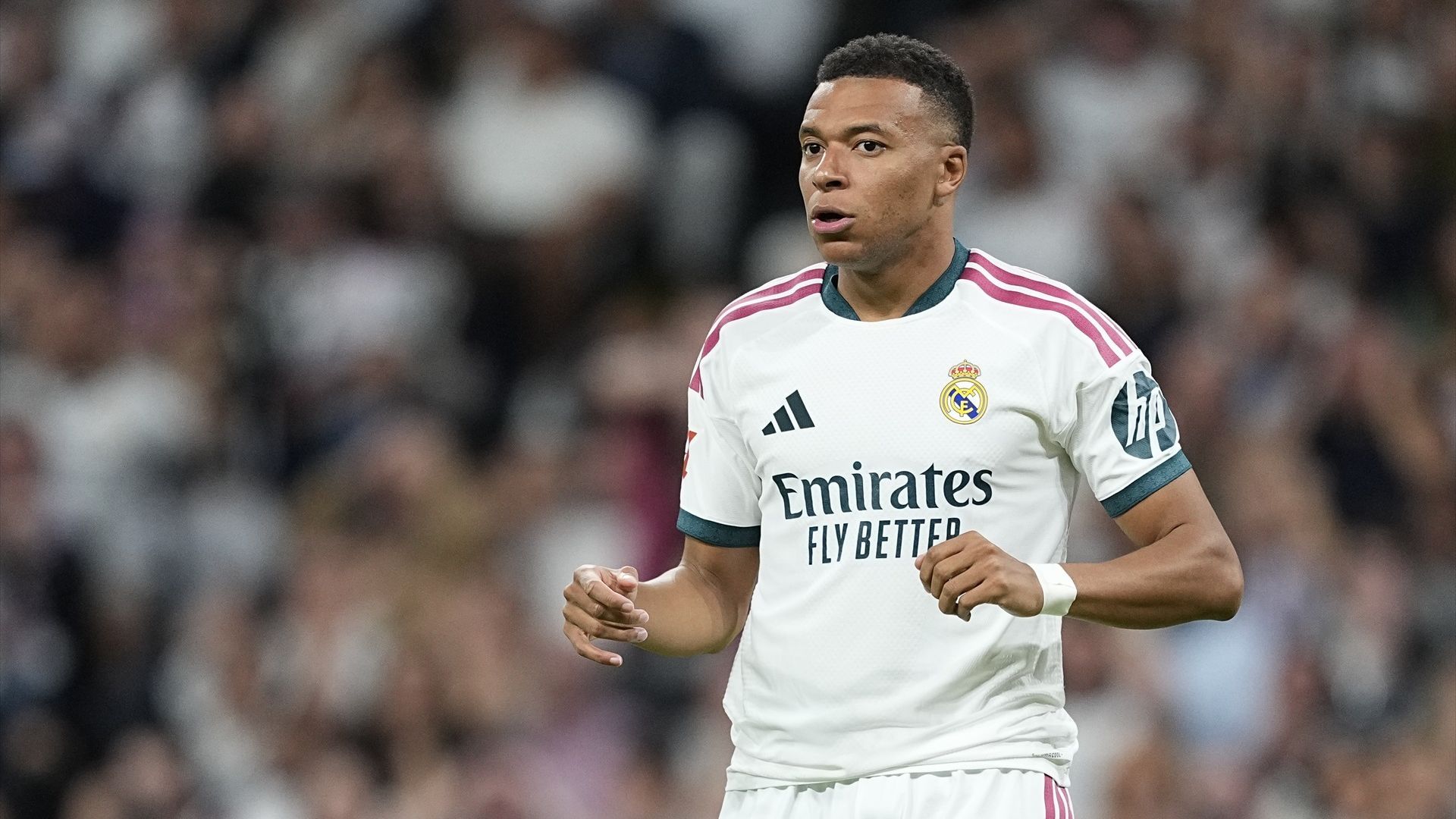 Kylian Mbappé, durante el Real Madrid-Villarreal Kylian Mbappé, durante el Real Madrid-Villarreal