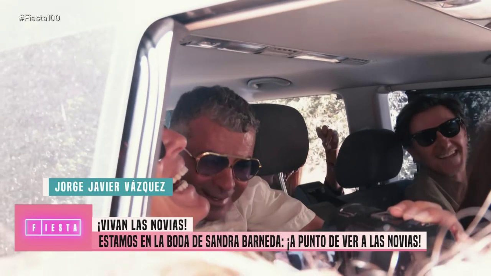 Jorge Javier Vázquez en la boda de Sandra Barneda
