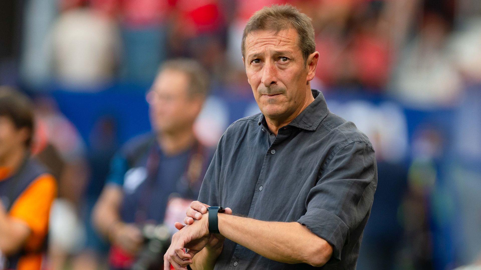 Luis Miguel Ramis en un partido de Osasuna Luis Miguel Ramis en un partido de Osasuna
