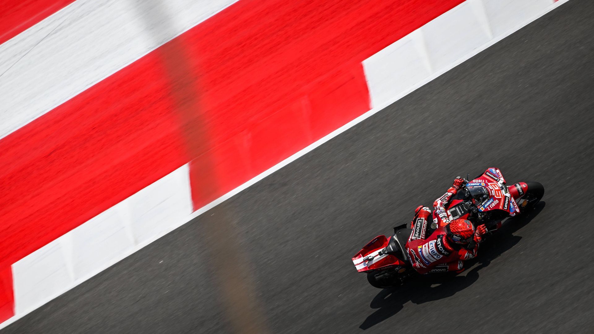 Marc Márquez, durante la sprint del GP de Indonesia