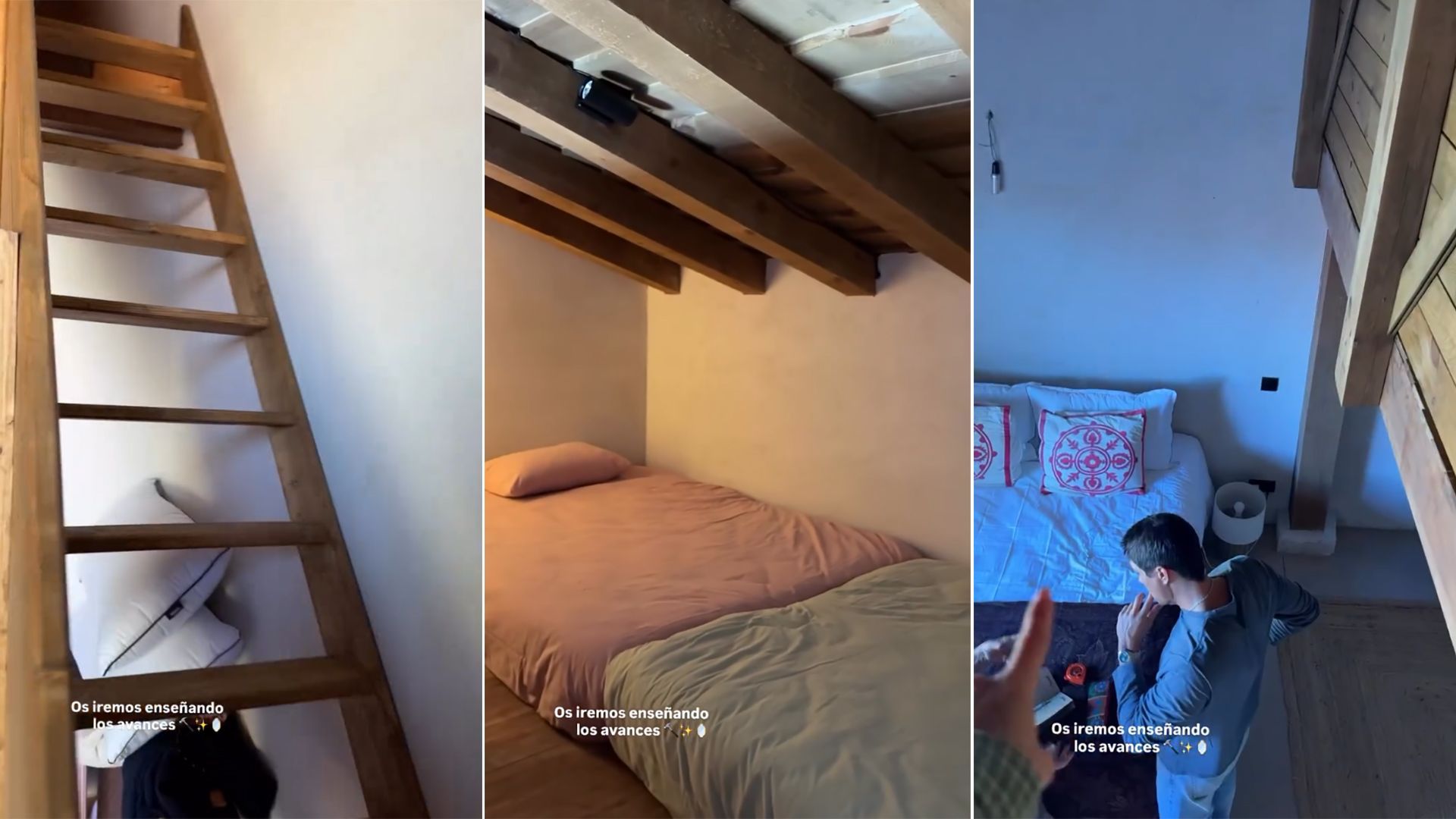El dormitorio de María Pombo, Pablo Castellano y sus hijos