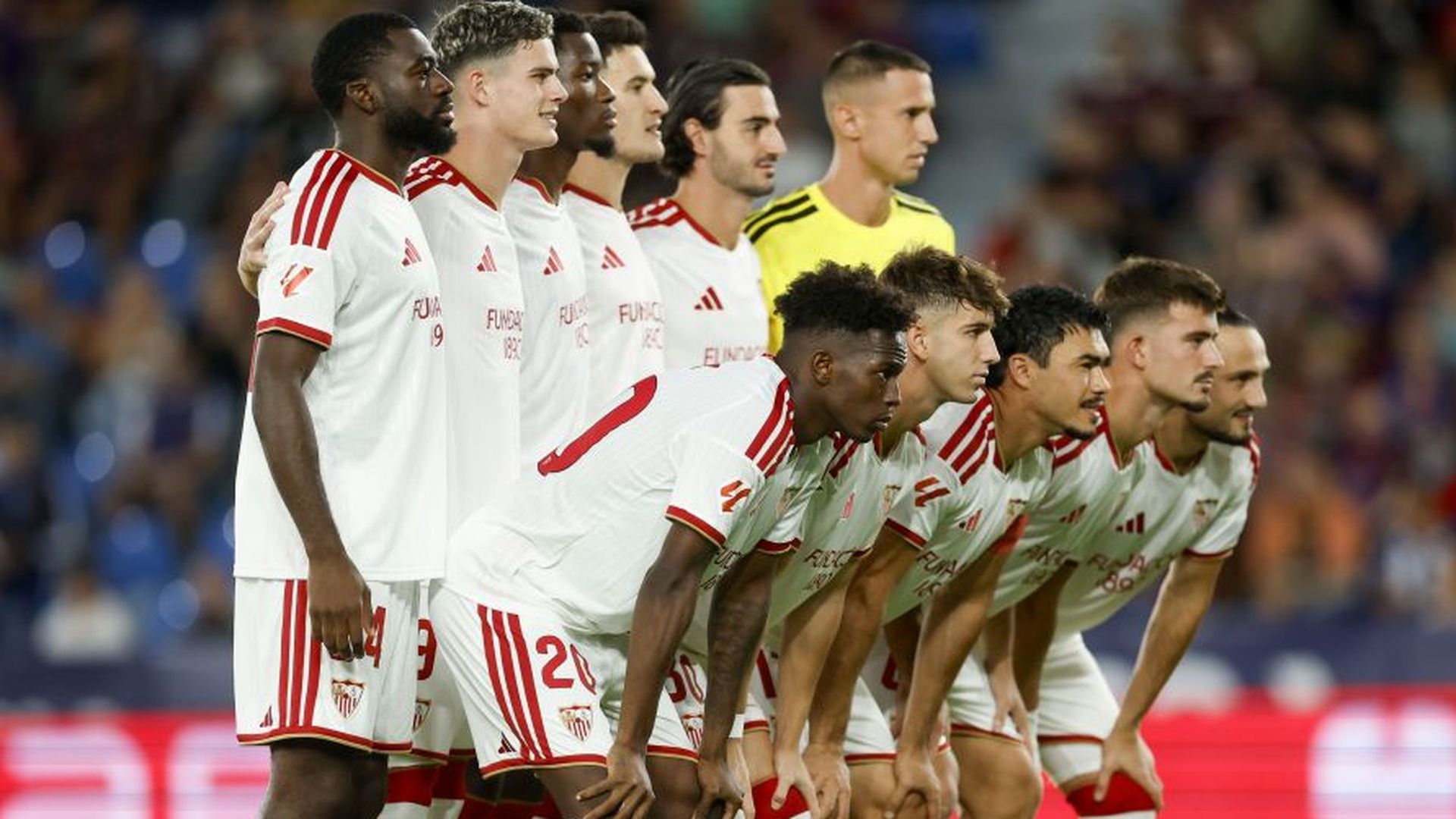 El once del Sevilla ante el Levante El once del Sevilla ante el Levante