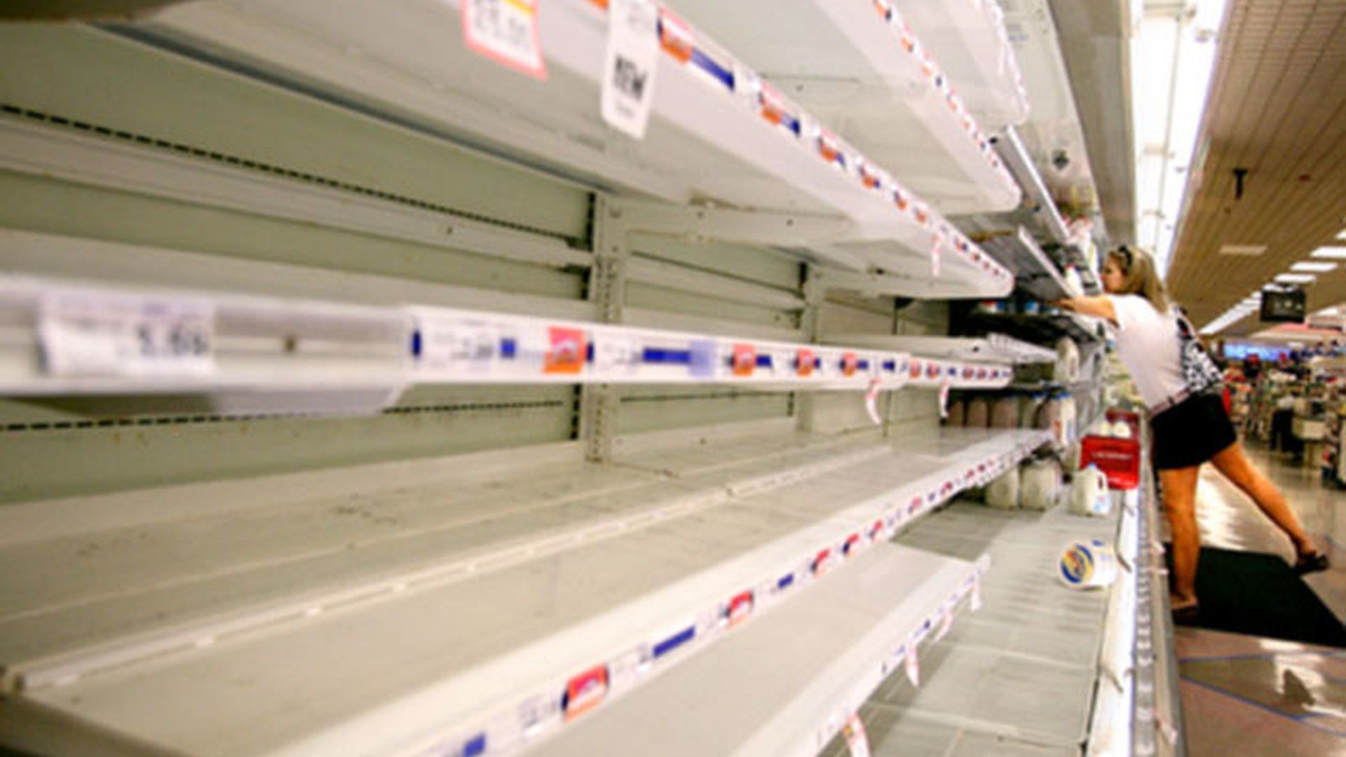 Escasez en los supermercados Escasez en los supermercados