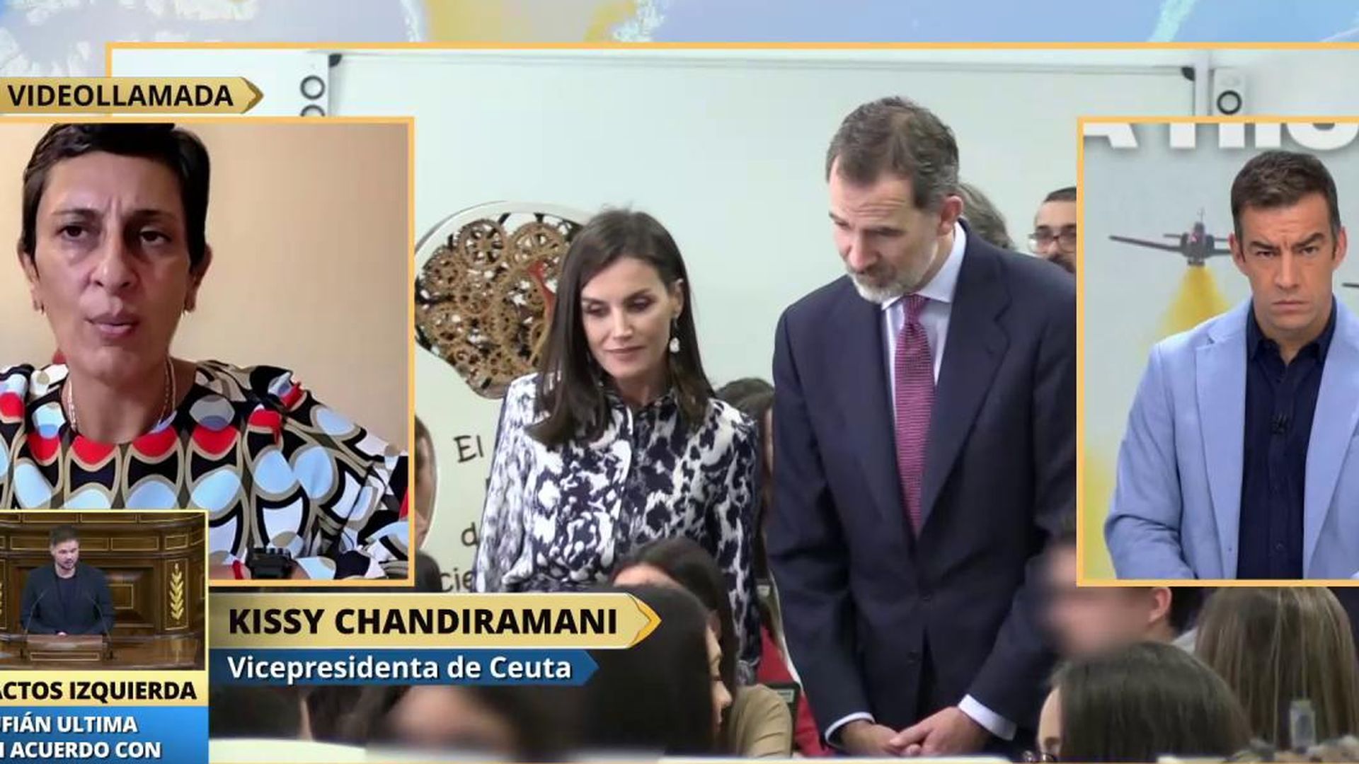 Kissy Chandiramani, contenta con la visita de los reyes a Ceuta