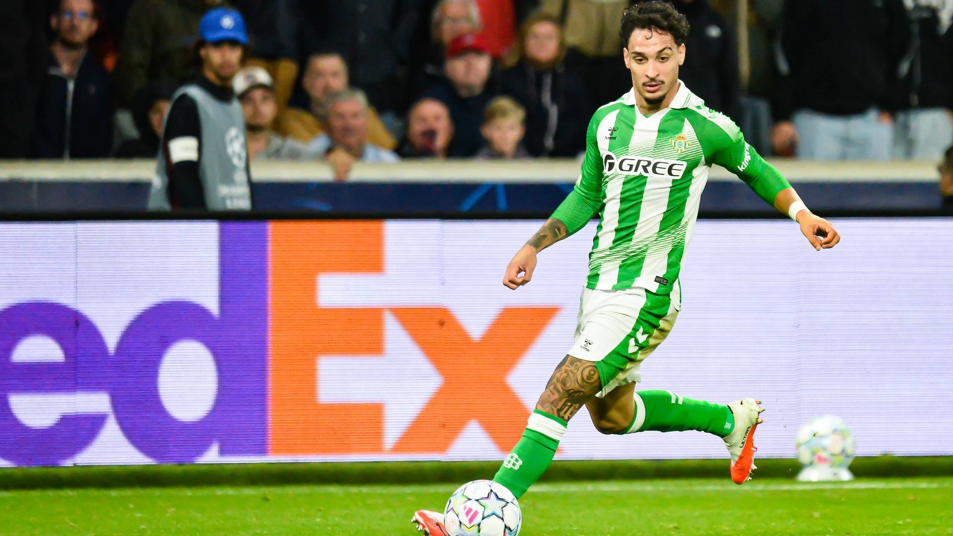 Antony, contra el Lille en Champions