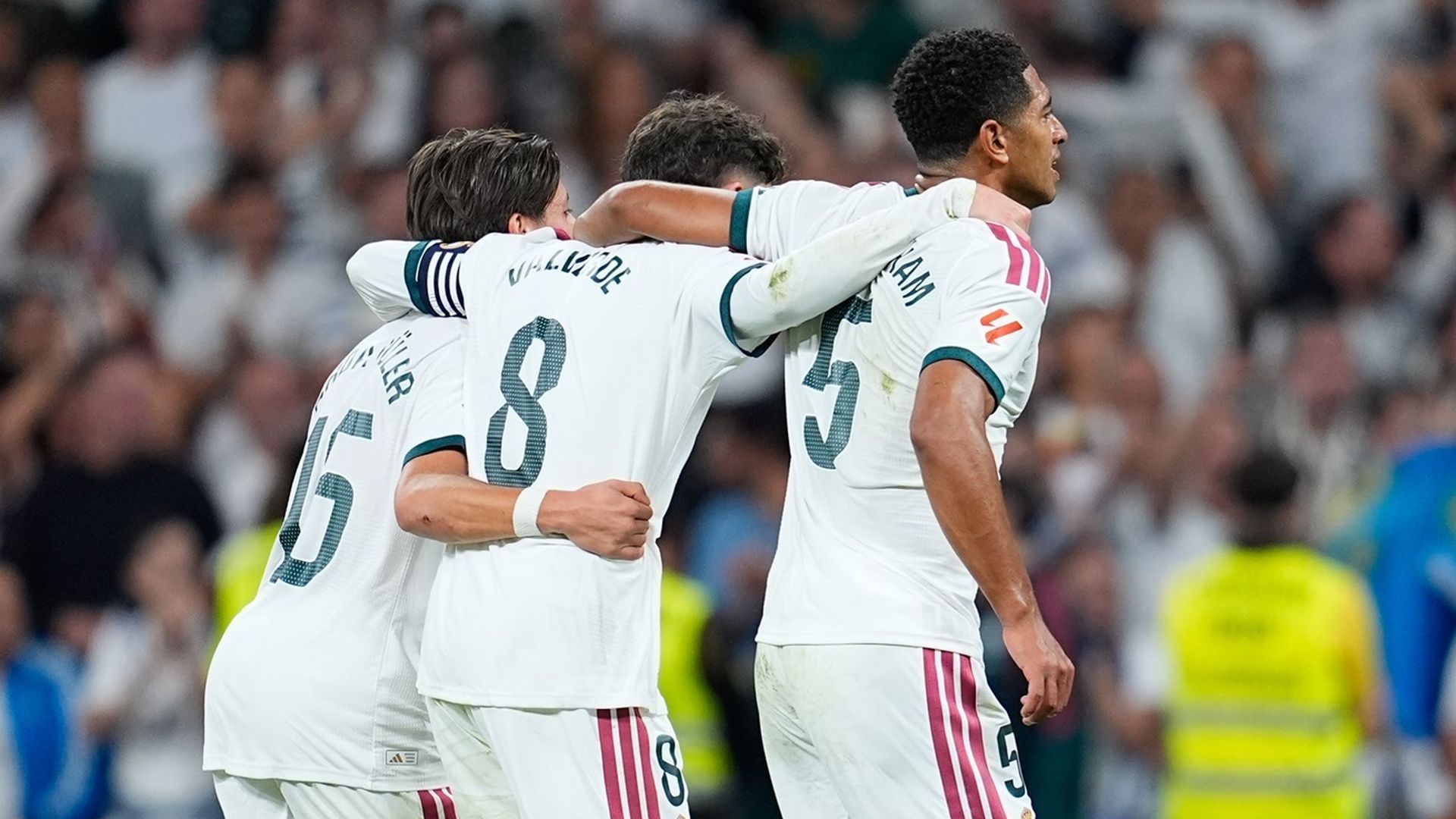 Arda Güler, Fede Valverde y Jude Bellingham, en el Real Madrid Arda Güler, Fede Valverde y Jude Bellingham, en el Real Madrid