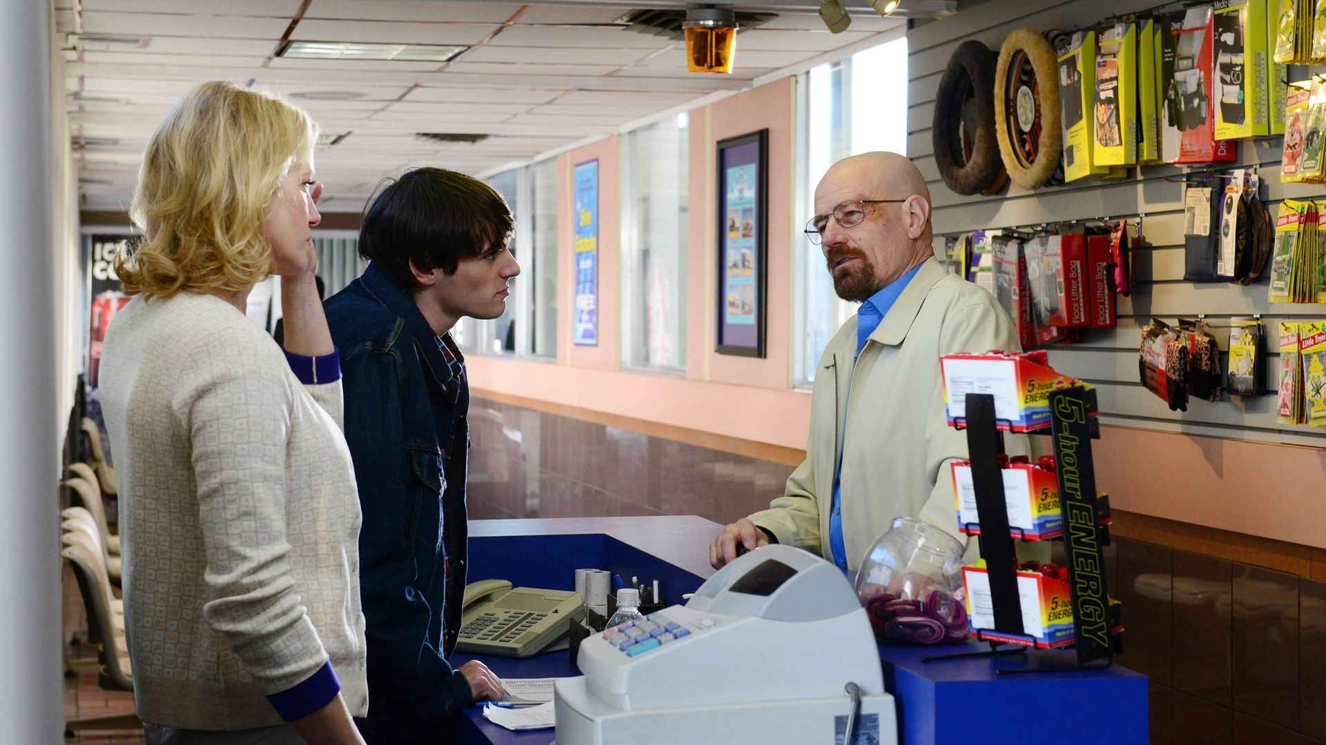 Bryan Cranston y RJ Mitte en 'Breaking Bad'