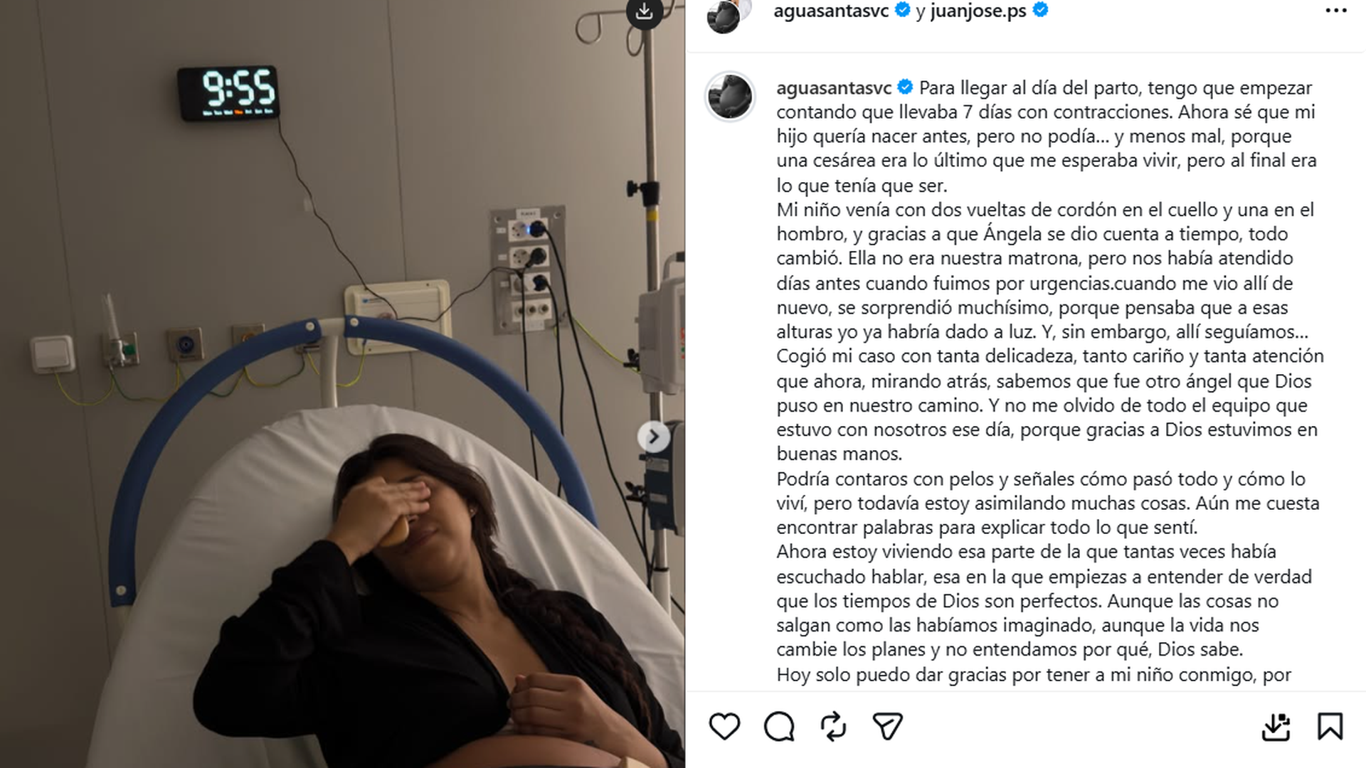 Las complicaciones del parto de Aguasantas