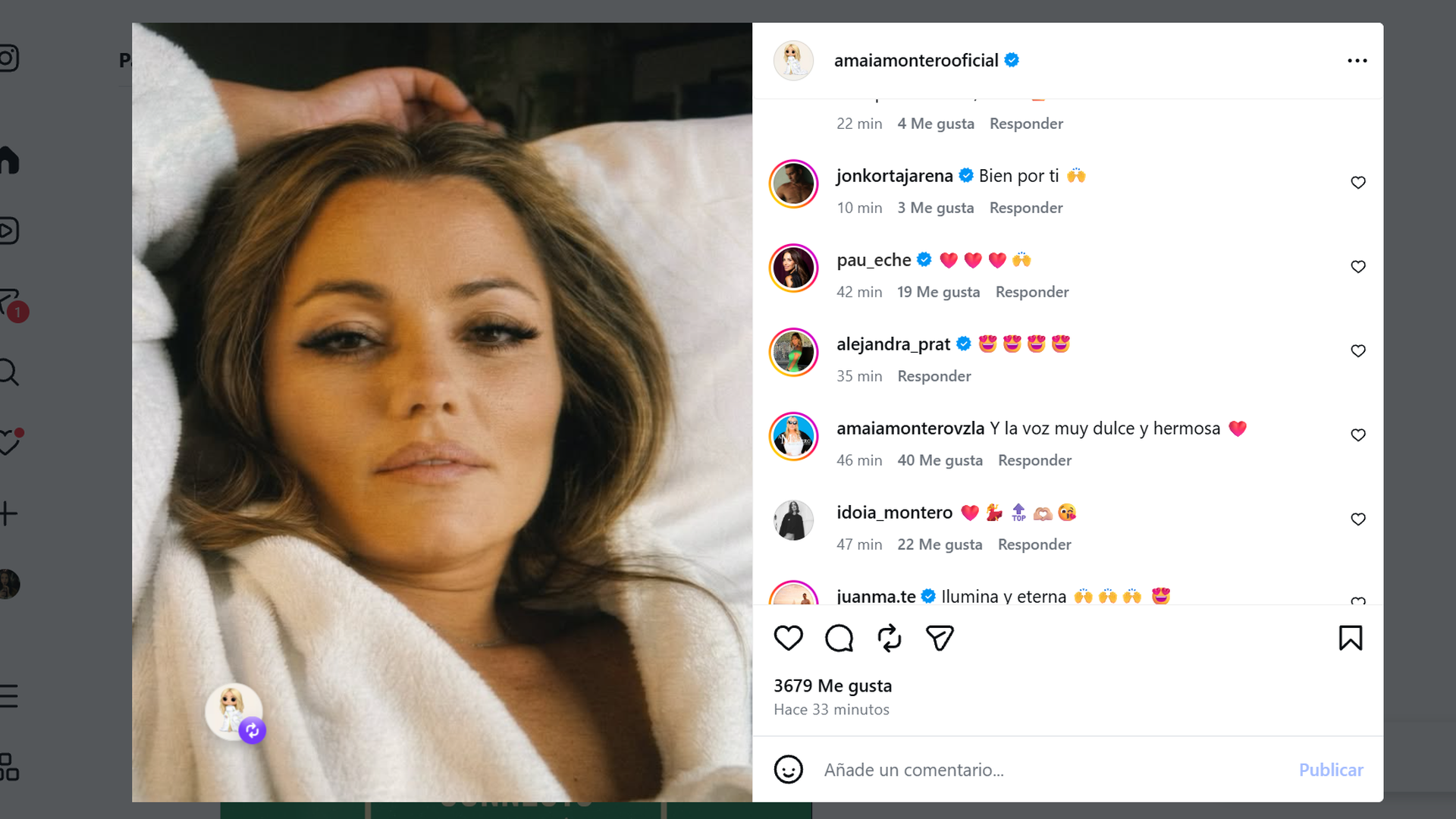 Las respuestas al post de Amaia Montero