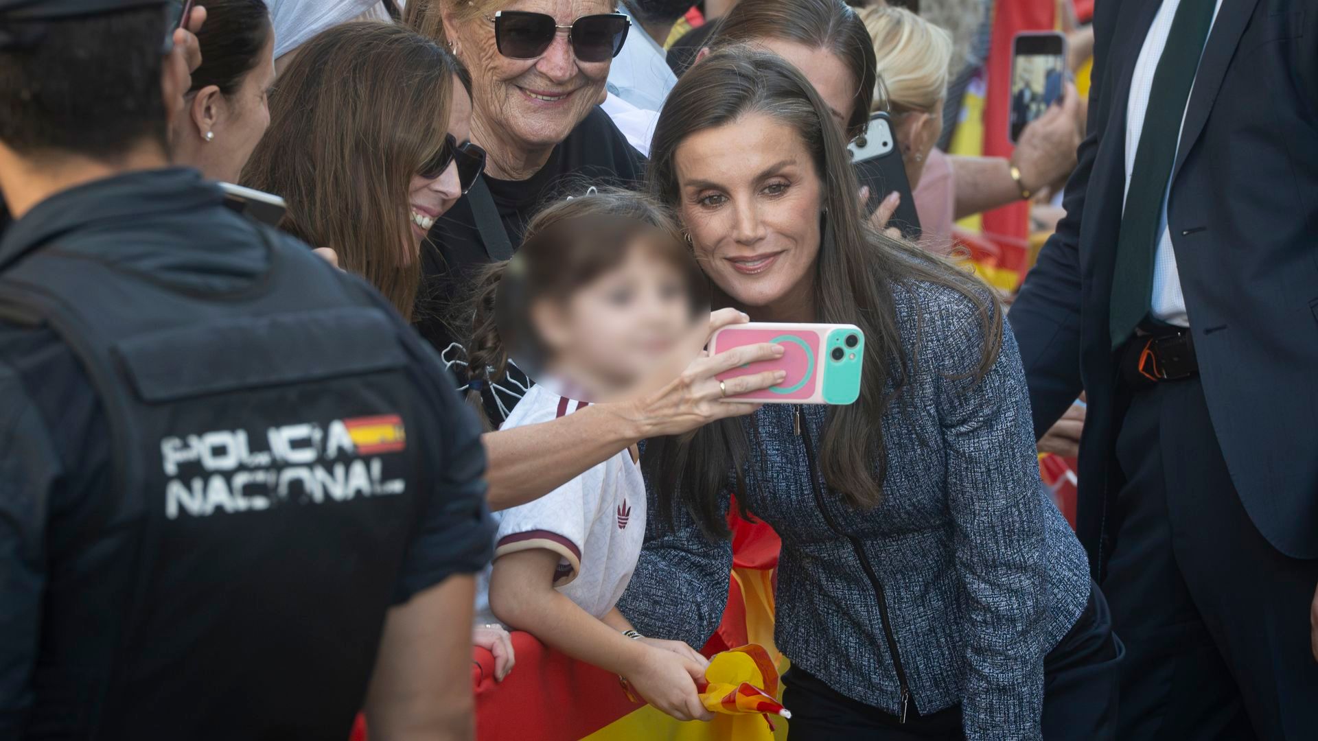 Letizia visita el colegio en Ceuta