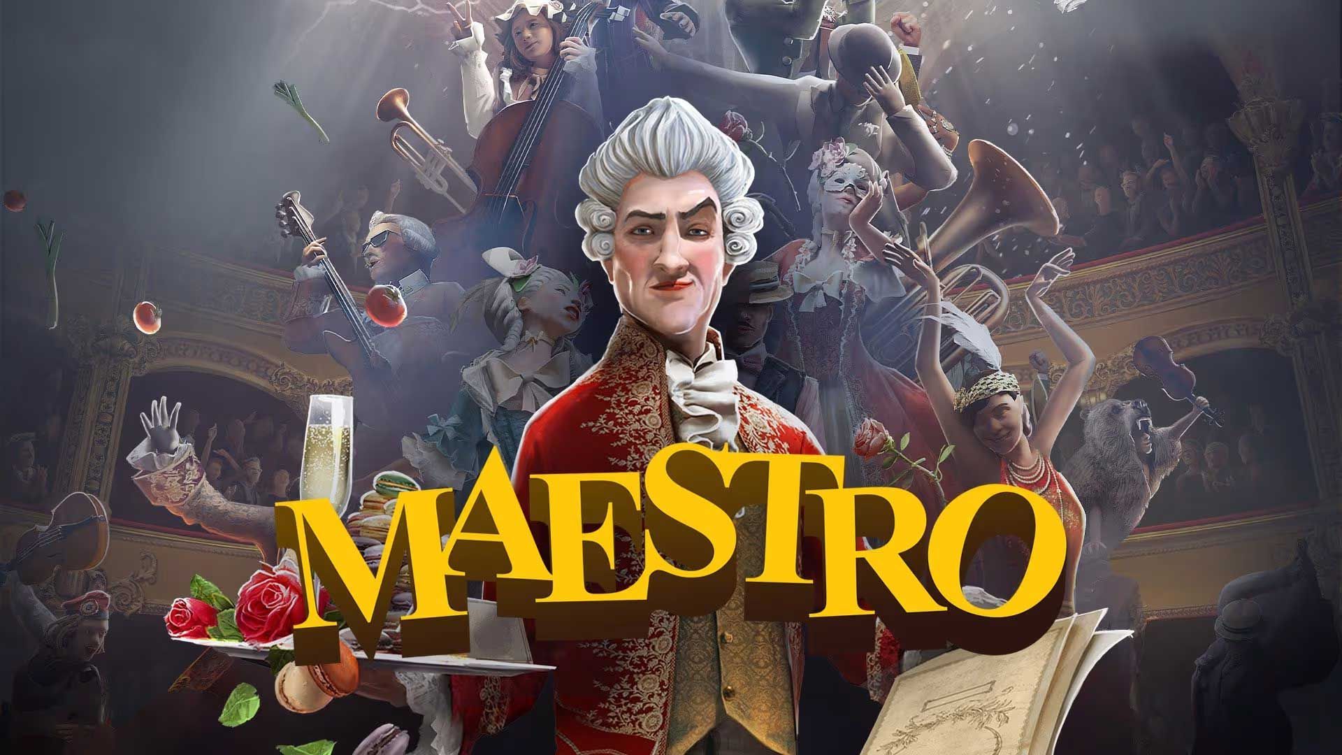 Maestro te convierte en un director de orquesta a golpe de Joy-Con. Maestro te convierte en un director de orquesta a golpe de Joy-Con.