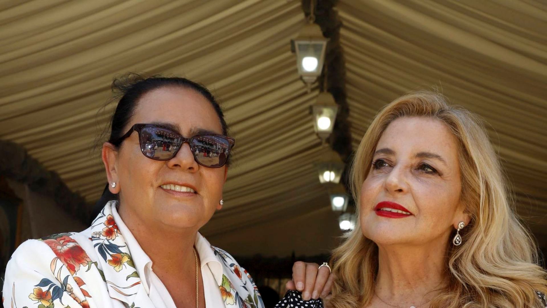 María con su mujer, Inmaculada Casal, en una imagen reciente