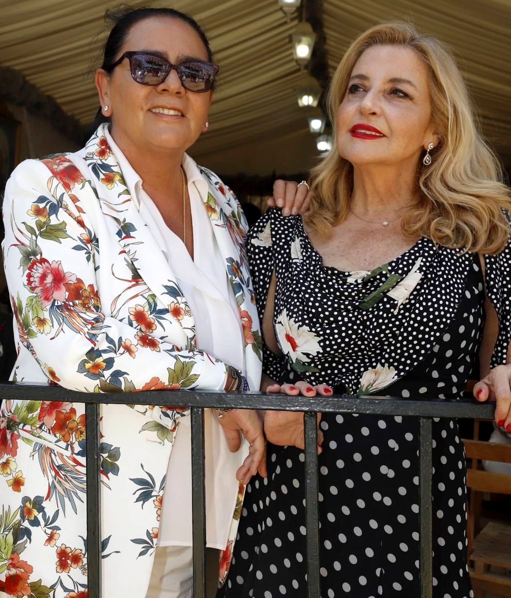 María con su mujer, Inmaculada Casal, en una imagen reciente