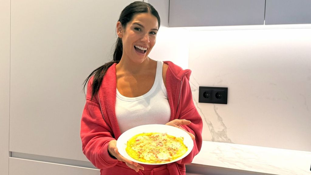 Pizza proteica de papel de arroz para desayunar, en la versión de María Pespín