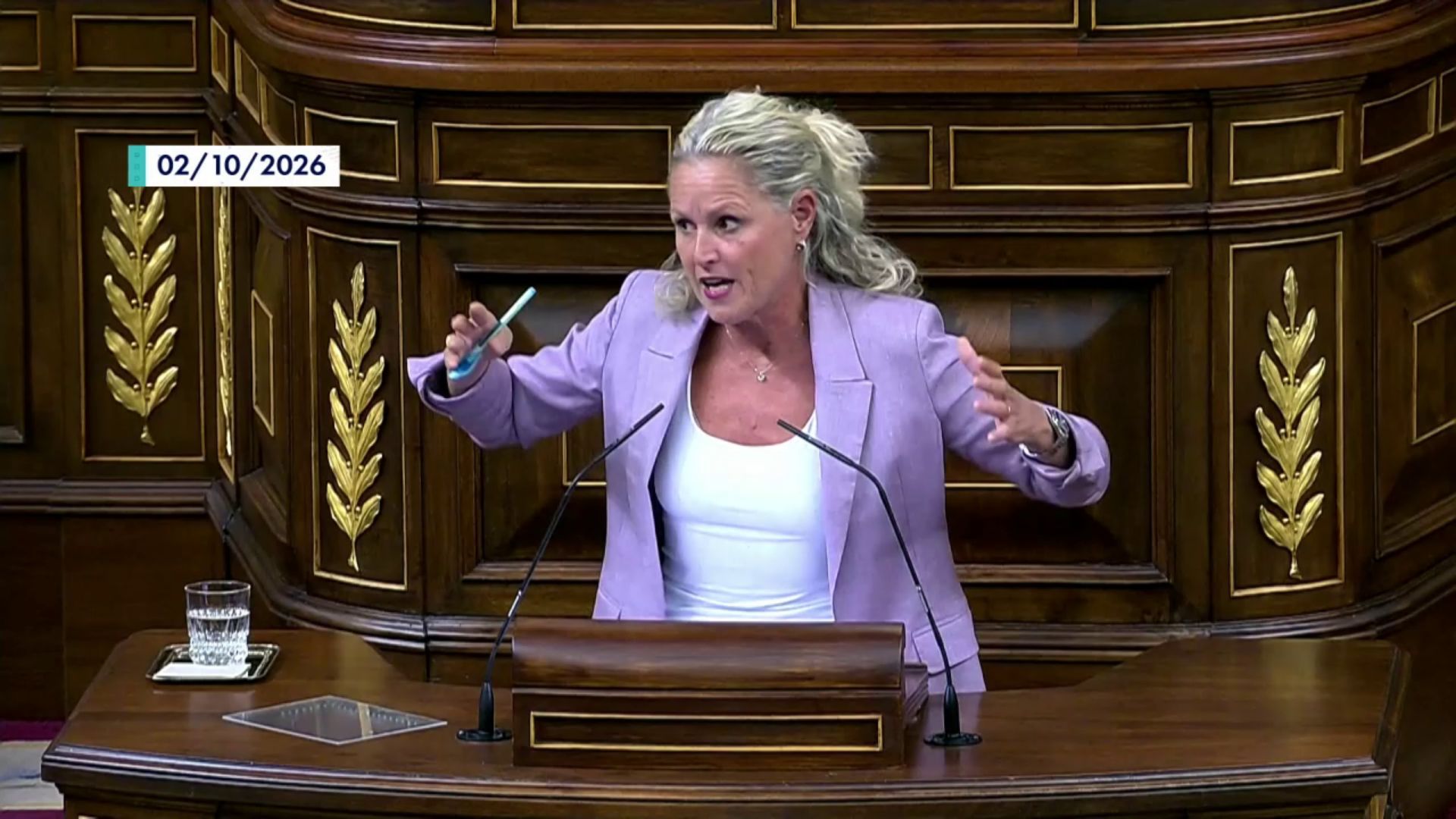 Montse Mínguez, portavoz del PSOE