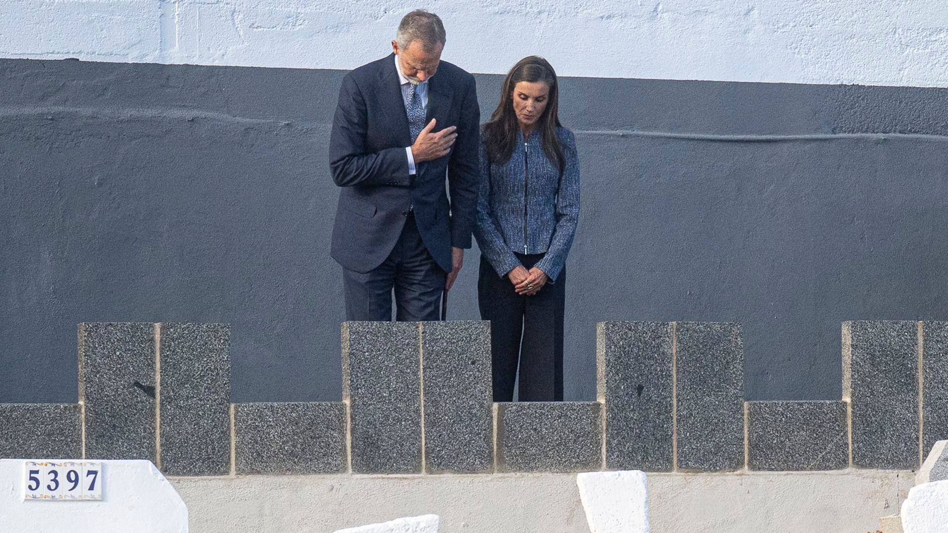 Reyes Felipe VI y Letizia en el acto ecuménico en Ceuta