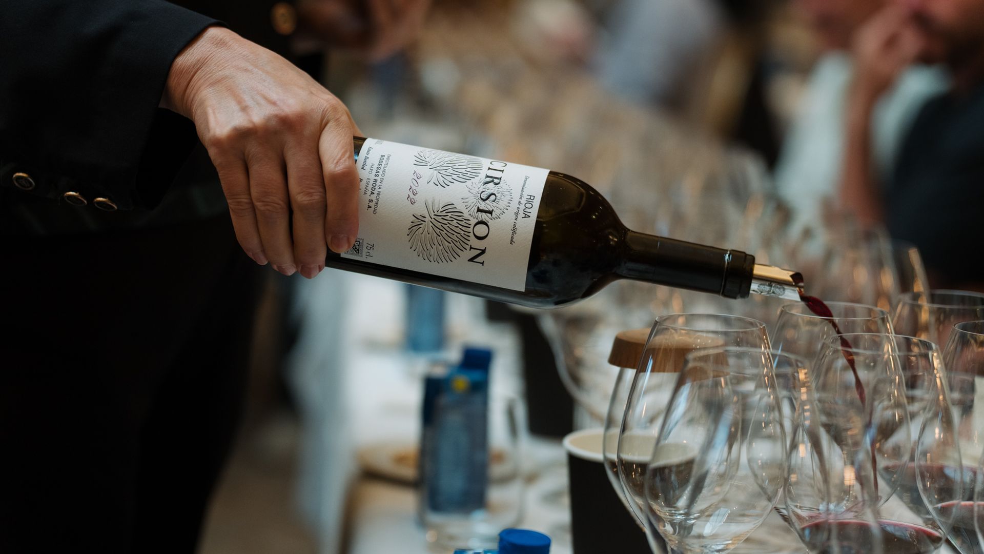 Vino Cirsion en la Cata 40 Aniversario Bodegas RODA