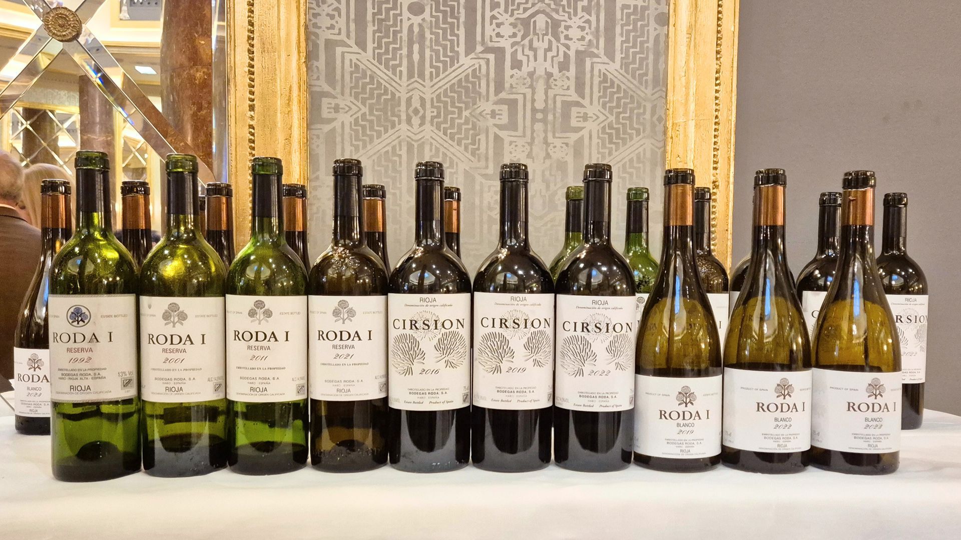 Vino Roda en la Cata 40 Aniversario Bodegas RODA