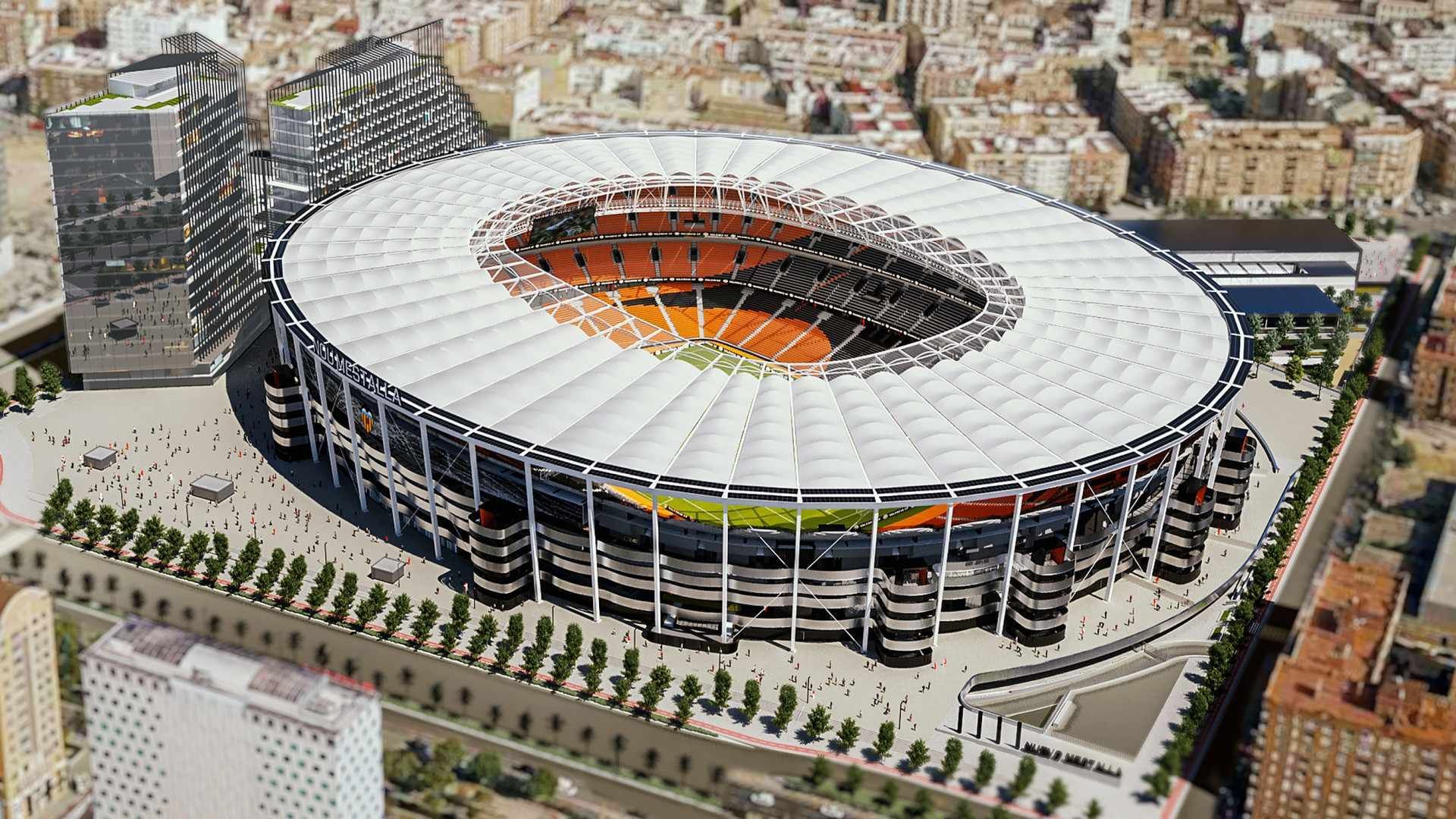 Zona comercial del Nou Mestalla