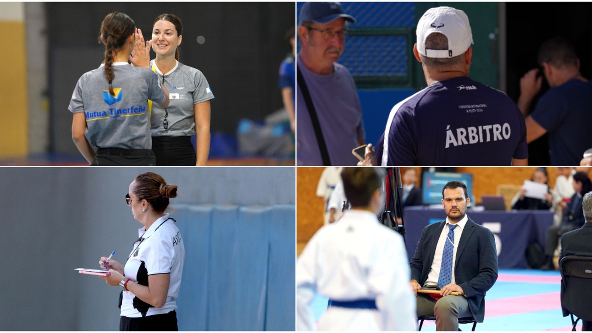 Árbitros canarios de distintos deportes Árbitros canarios de distintos deportes
