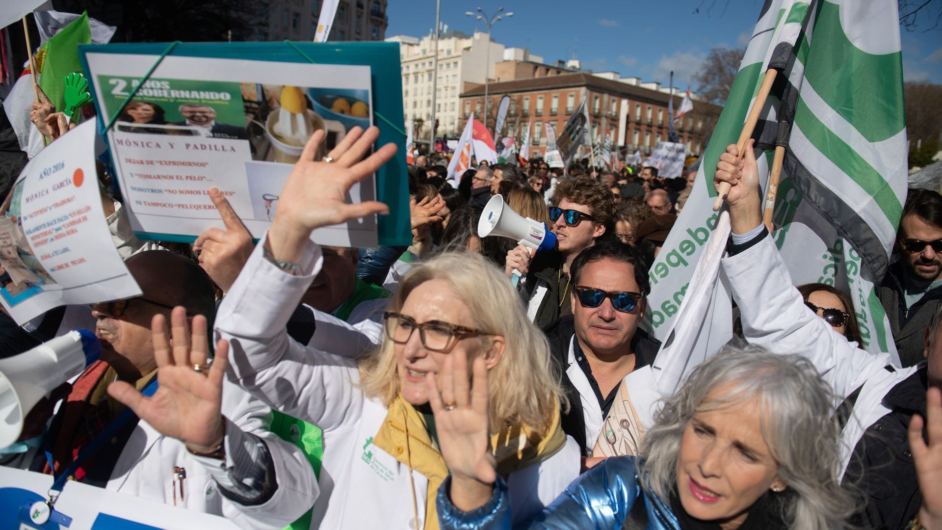 Archivo - Imagen de recurso de una manifestación de médicos en Madrid Archivo - Imagen de recurso de una manifestación de médicos en Madrid