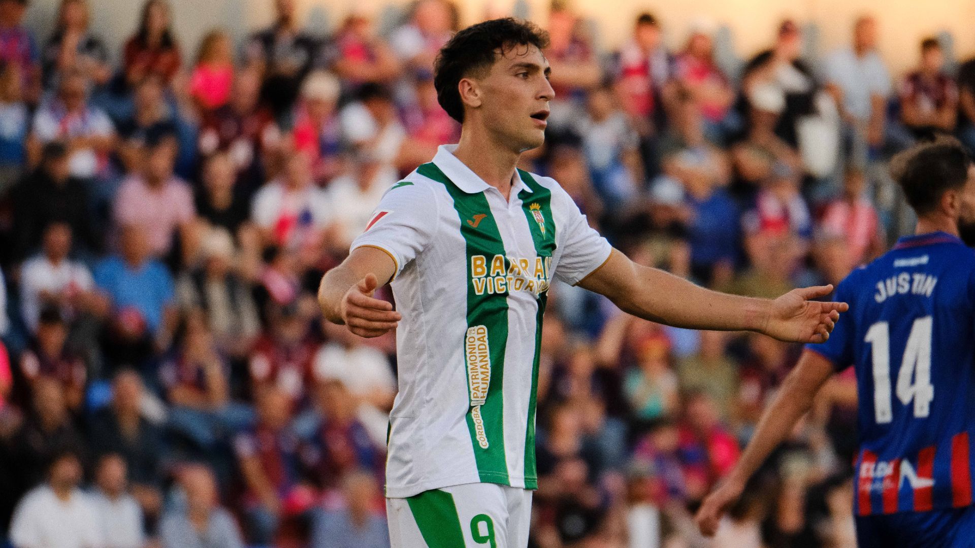Diego Percan se lamenta con el Córdoba CF