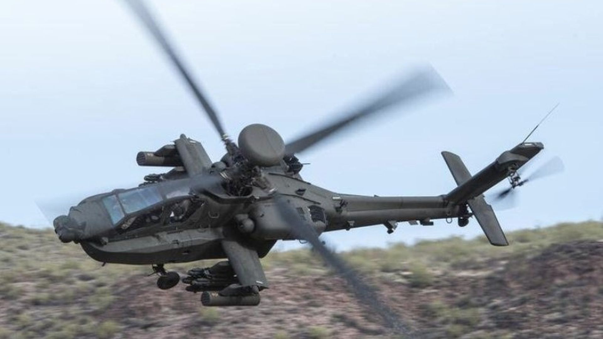 Helicóptero apache de Estados Unidos Helicóptero apache de Estados Unidos