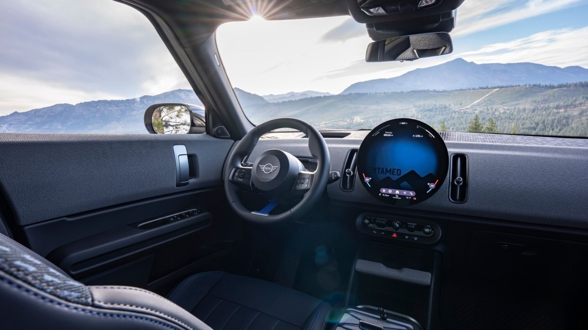 Interior del MINI Countryman Untamed Edition