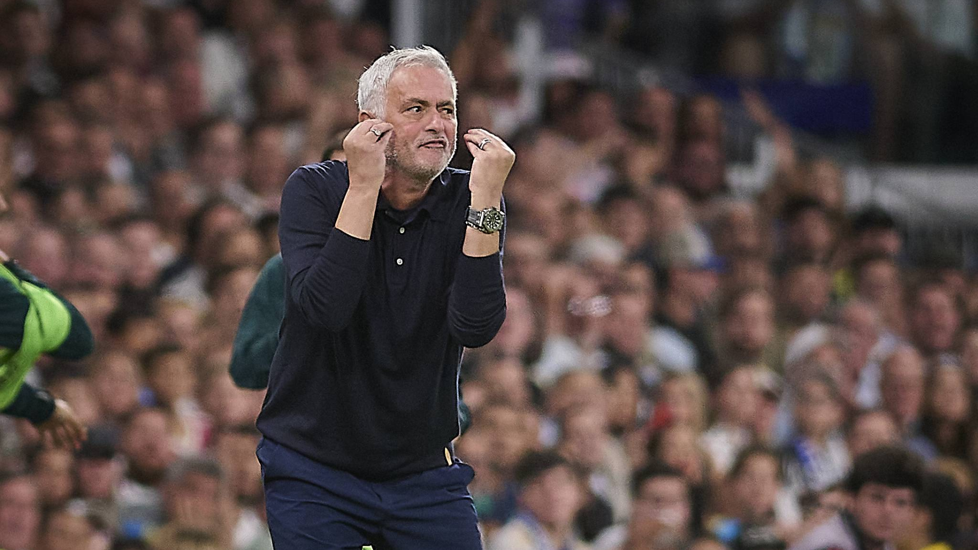 José Mourinho, durante un partido del Real Madrid José Mourinho, durante un partido del Real Madrid