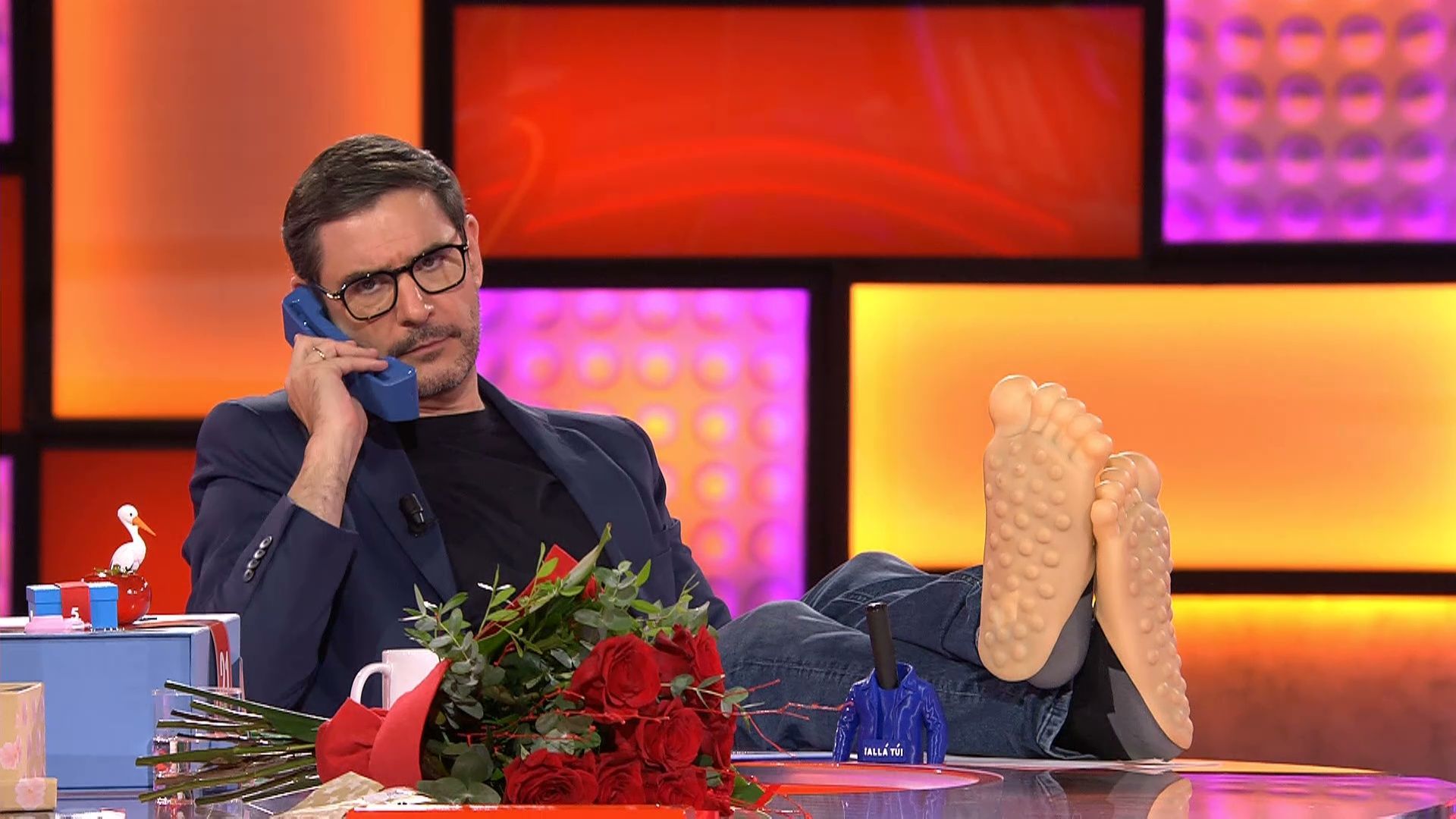 Juanra Bonet con las pantuflas puestas
