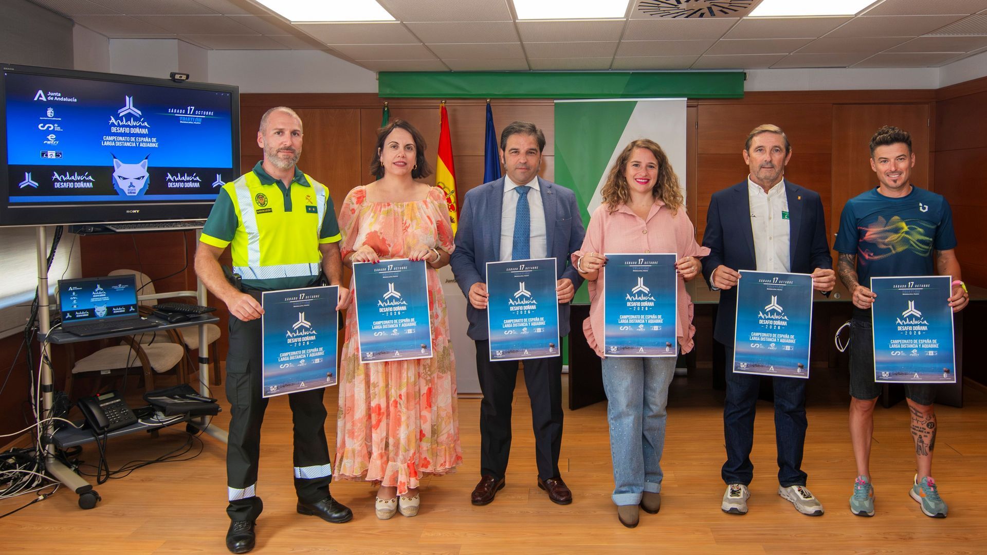 La presentación del Andalucía Desafío Doñana La presentación del Andalucía Desafío Doñana