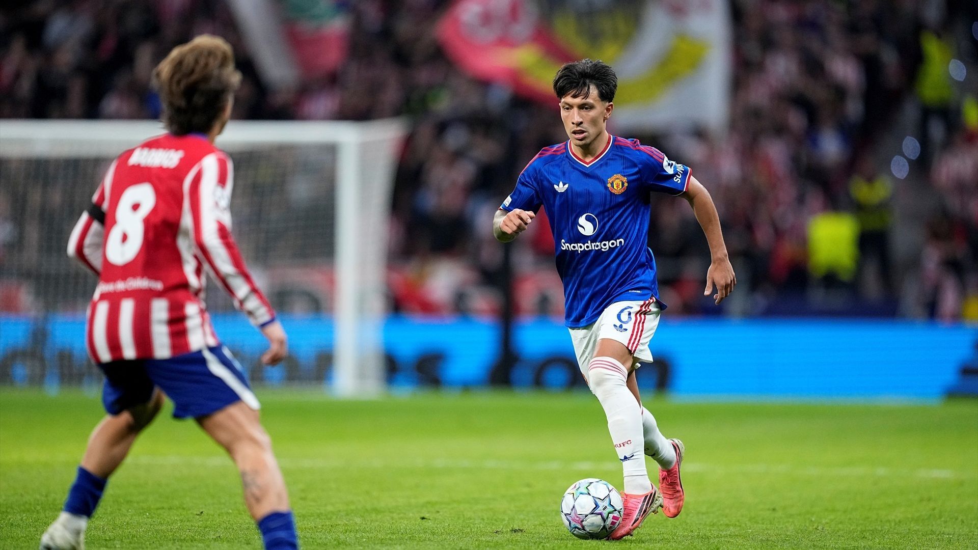 Lisandro Martínez, jugador del Manchester United, ante el Atlético Lisandro Martínez, jugador del Manchester United, ante el Atlético