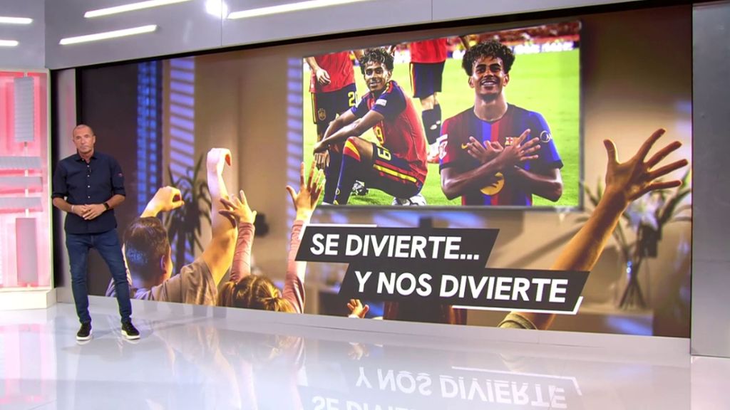 Manu Carreño pone en valor el tremendo nivel de Lamine Yamal y da una clave: "Se divierte y nos divierte"