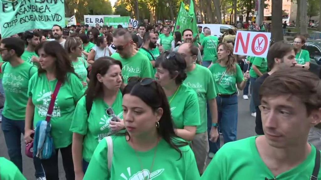 Por qué la marea verde educativa madrileña sale a las calles ahora