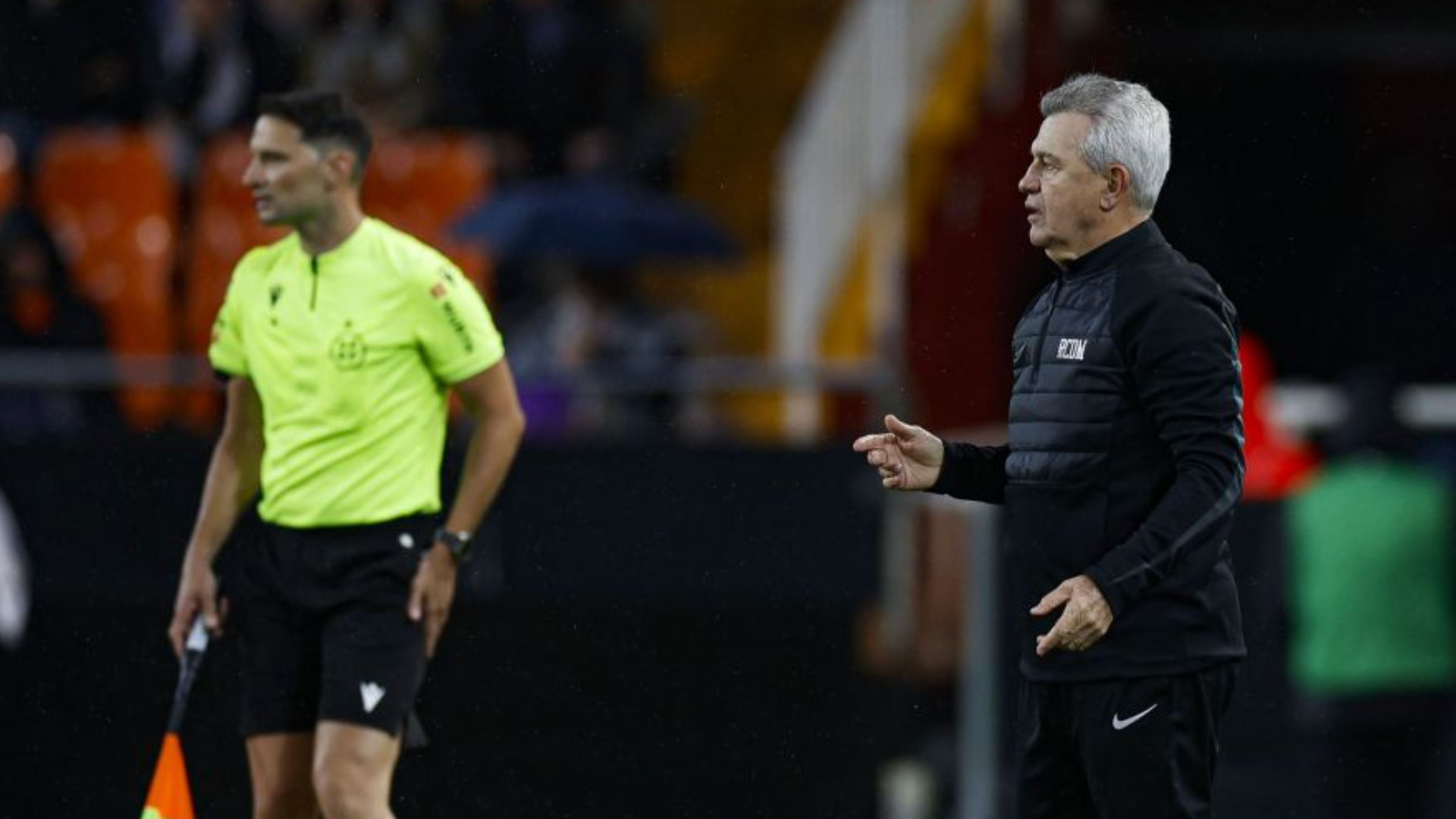 Aguirre como visitante en Mestalla