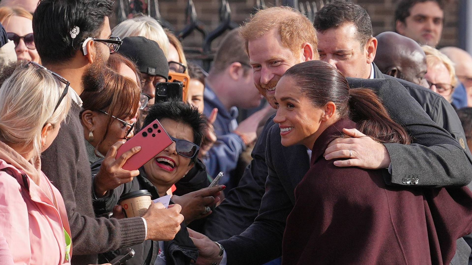 El príncipe Harry y Meghan Markle este 15 de octubre