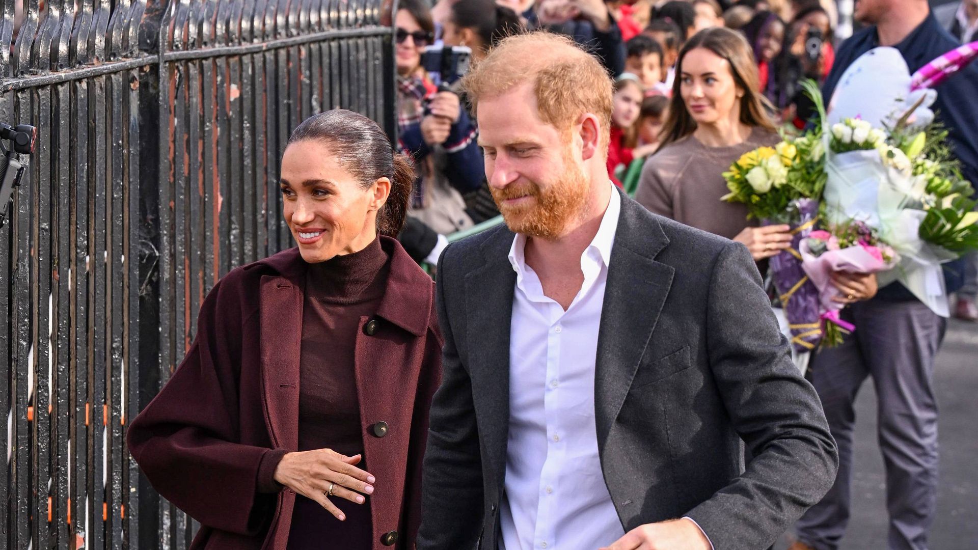 El príncipe Harry y Meghan Markle este 15 de octubre