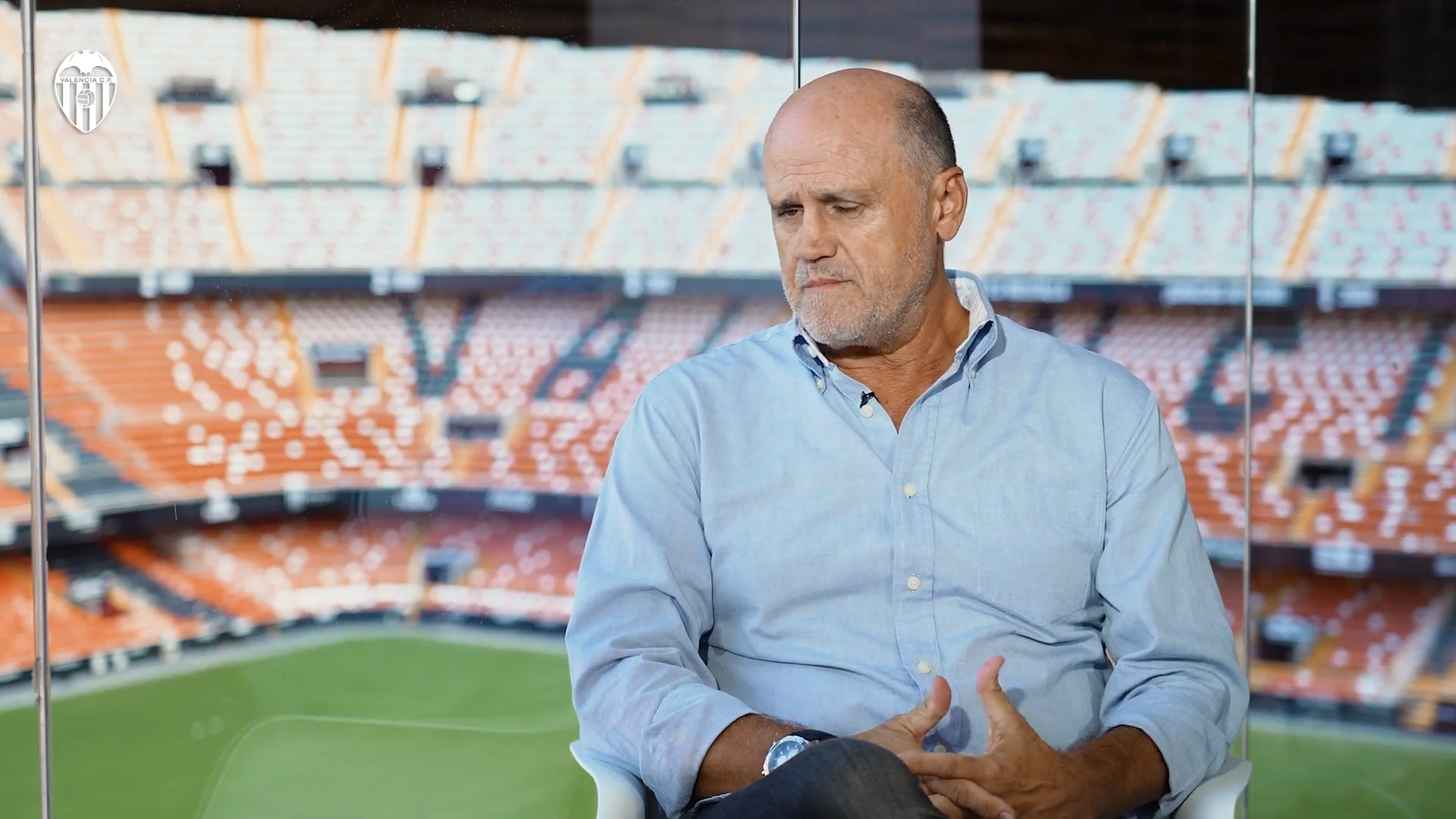 Fernando Gómez se despide de Mestalla