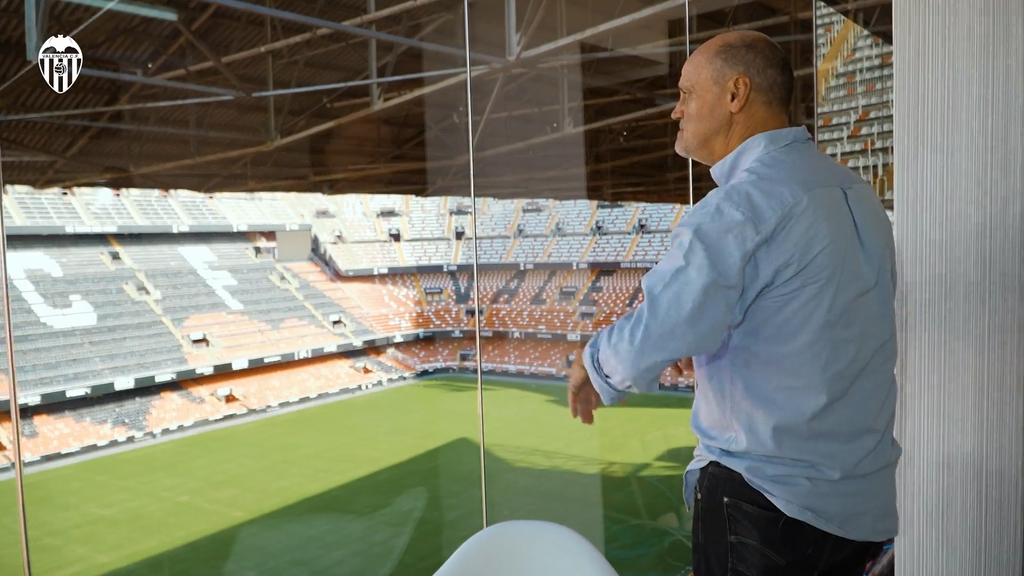 Fernando Gómez recuerda su experiencia en Mestalla