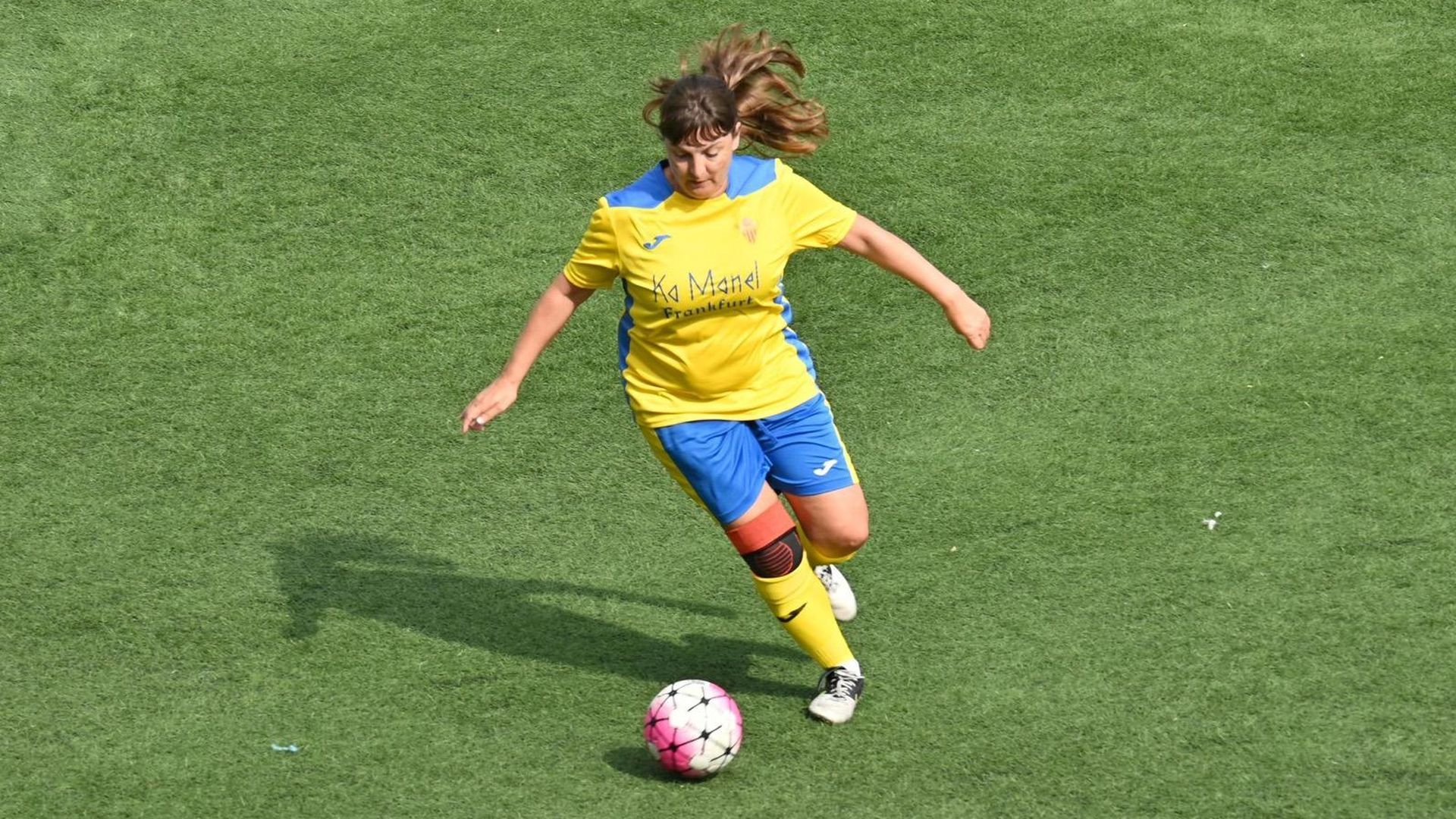 Jessica Álvarez, en el Camallera
