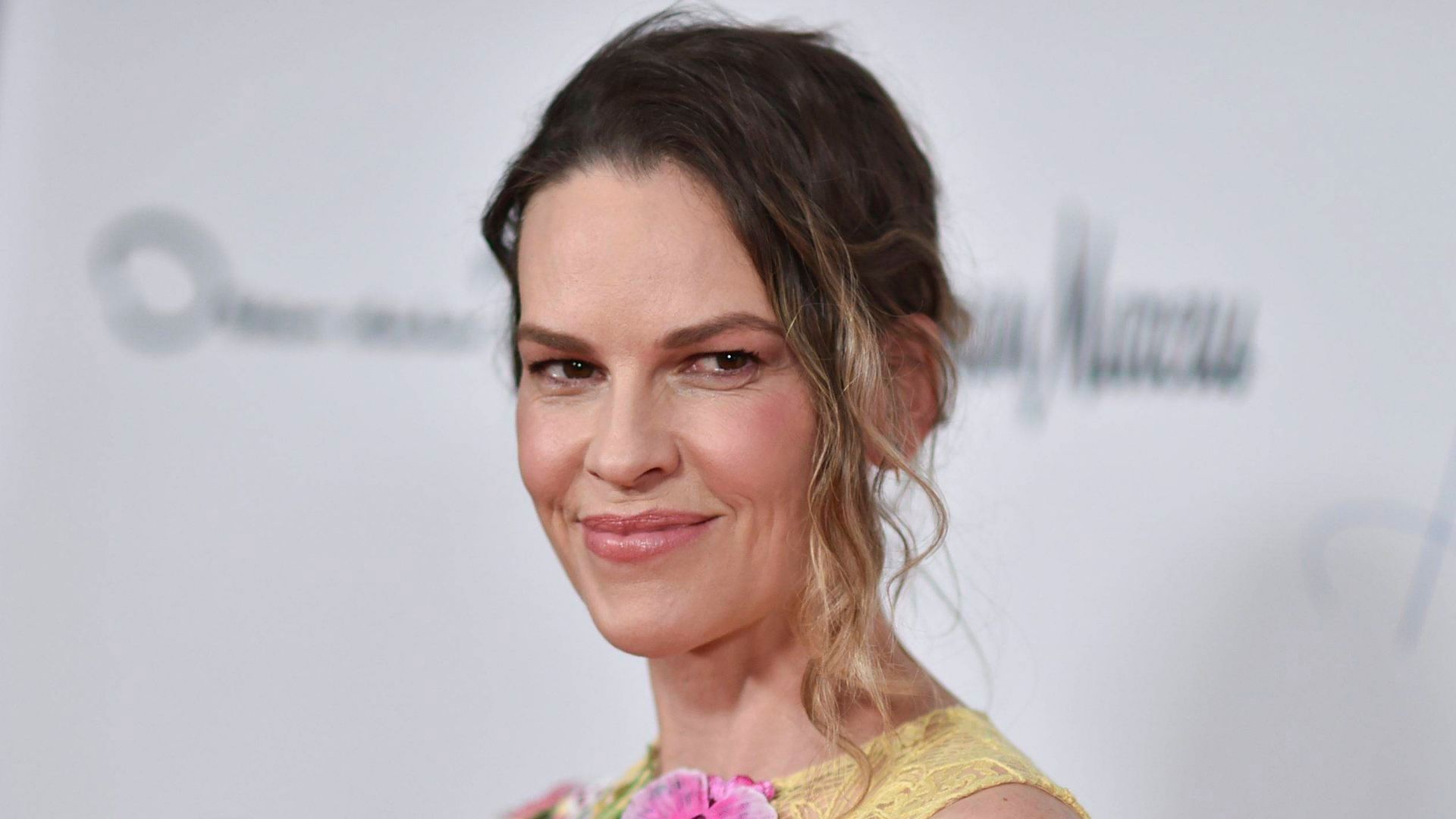 La actriz Hilary Swank La actriz Hilary Swank