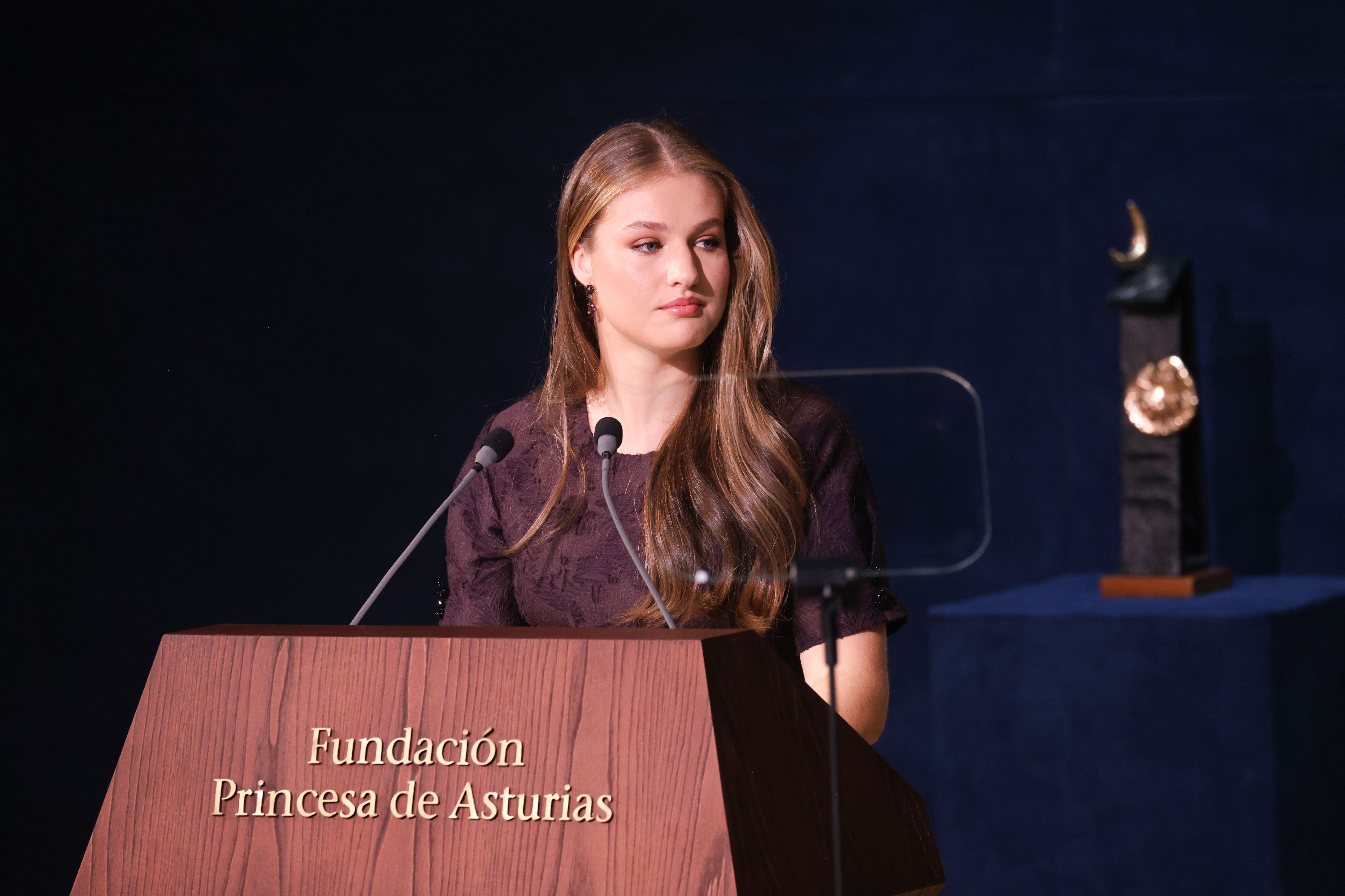Leonor, en los Princesa de Asturias del año pasado