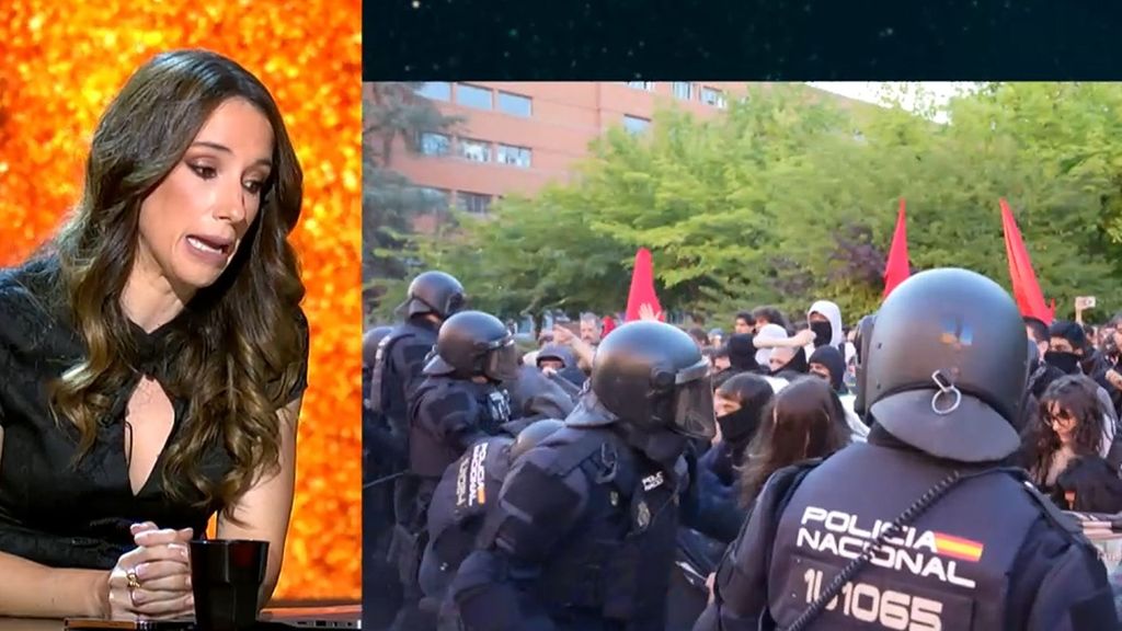 Rebeca Crespo revela los entresijos de los enfrentamientos entre manifestantes y Policía que han tenido lugar en la Complutense