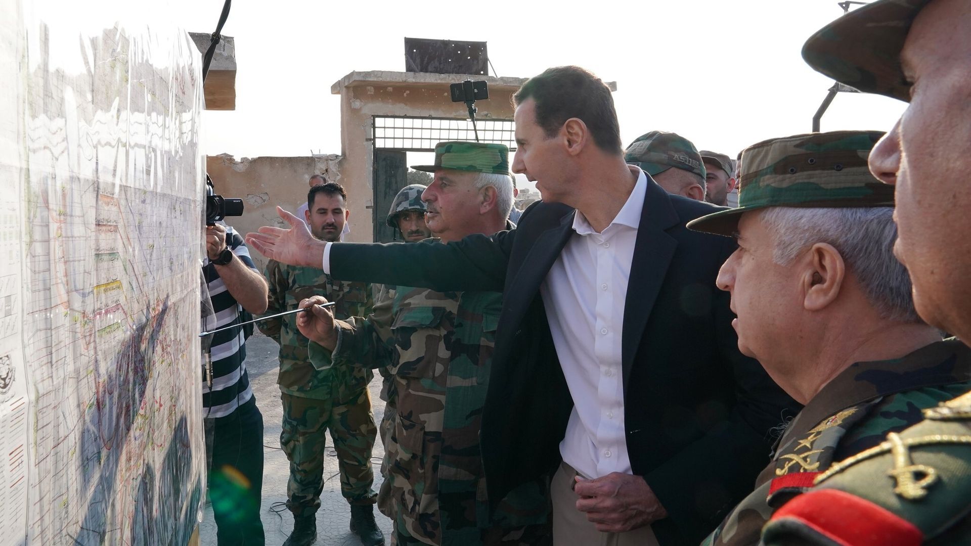 Una imagen del expresidente sirio Bashar al-Assad Una imagen del expresidente sirio Bashar al-Assad